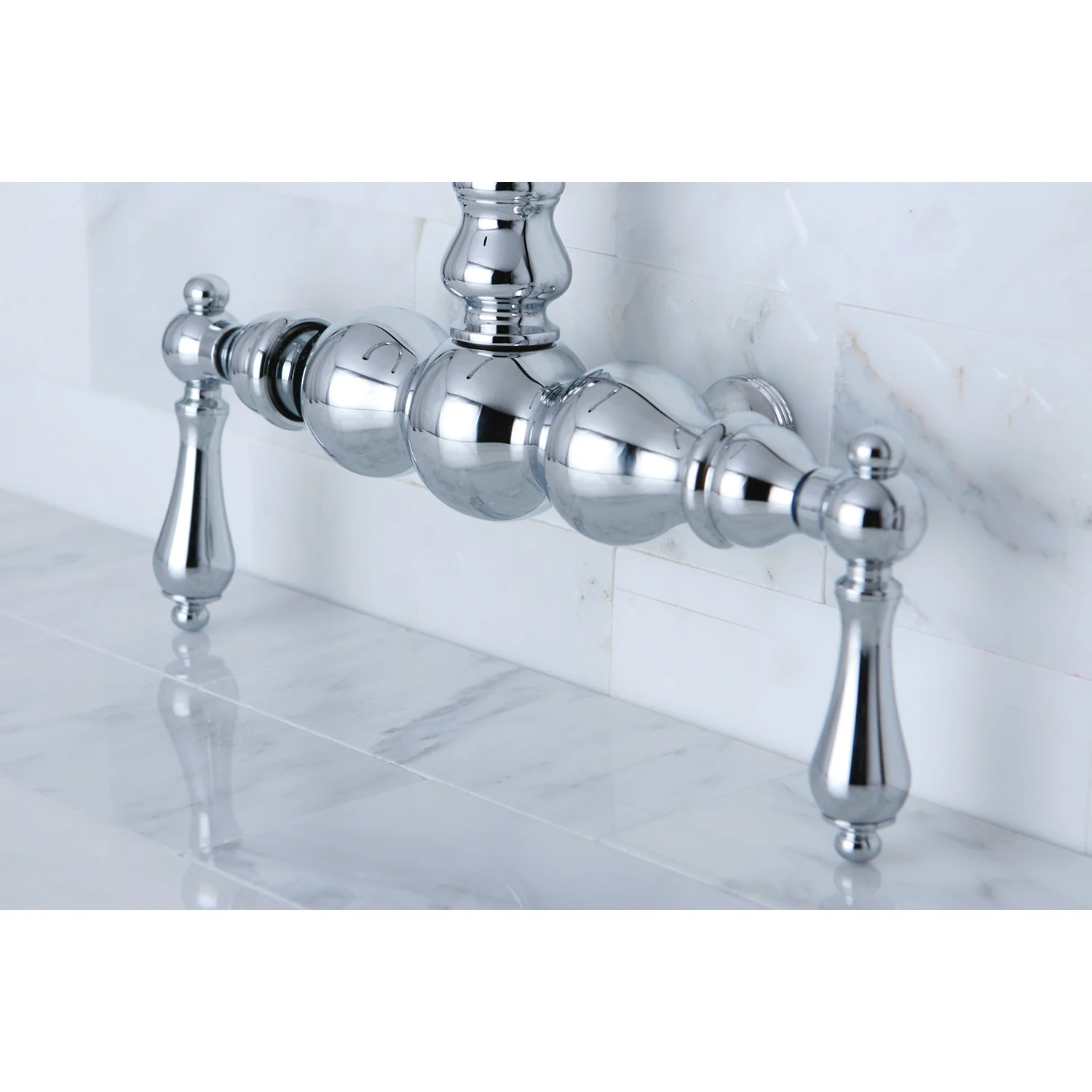 Kingston Vintage ABT300-1 Gooseneck Tub Faucet Body, Polished Chrome - Image 3