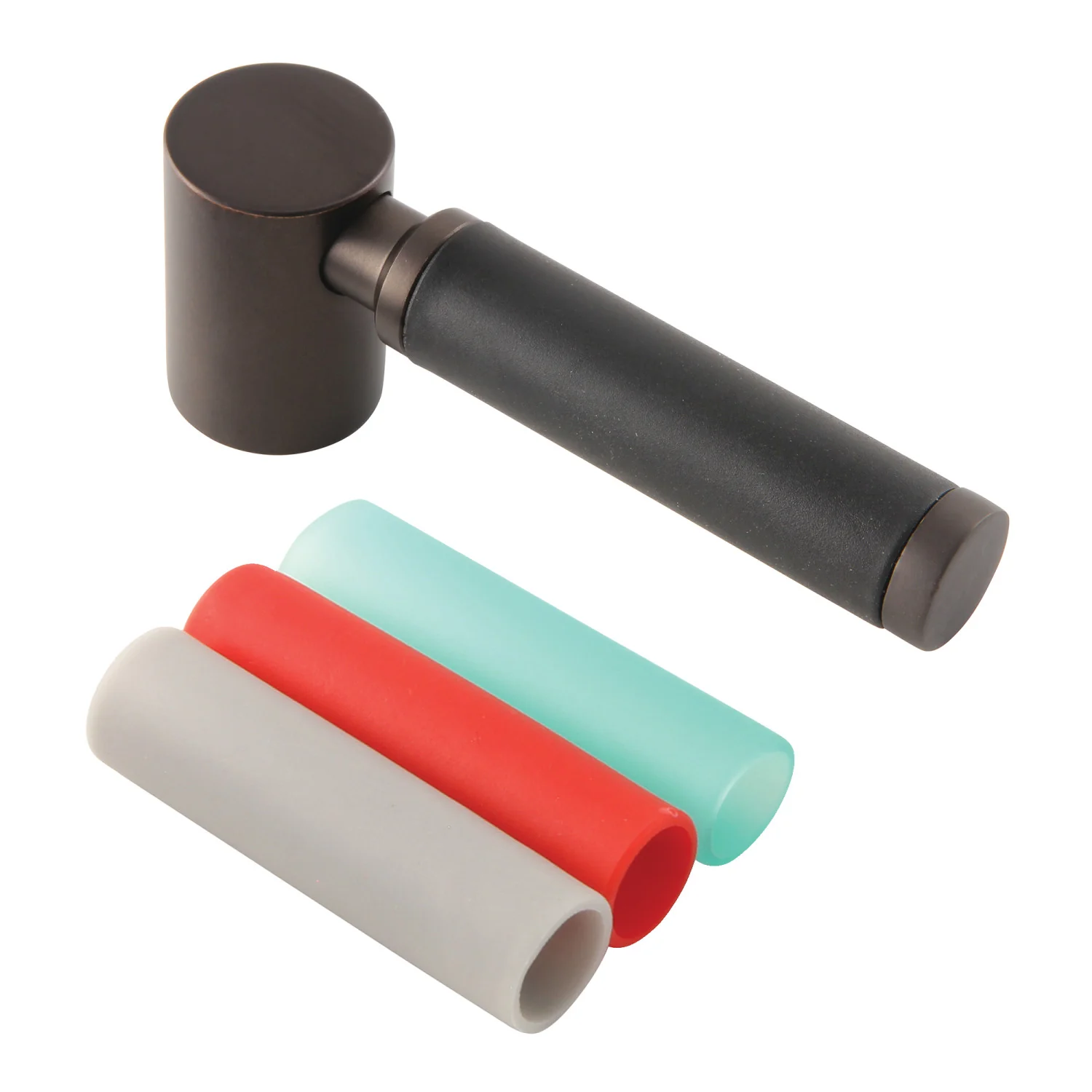 Kingston Kaiser AEDKL5 Brass Lever Handle with Neoprene Sleeve, Oil Rubbed Bronze