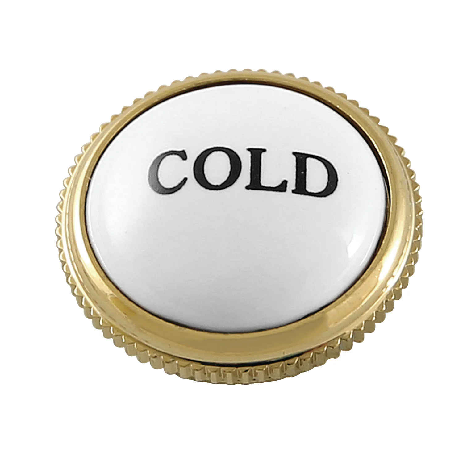 Kingston AEHIMX2C Cold Handle Index Button, Polished Brass