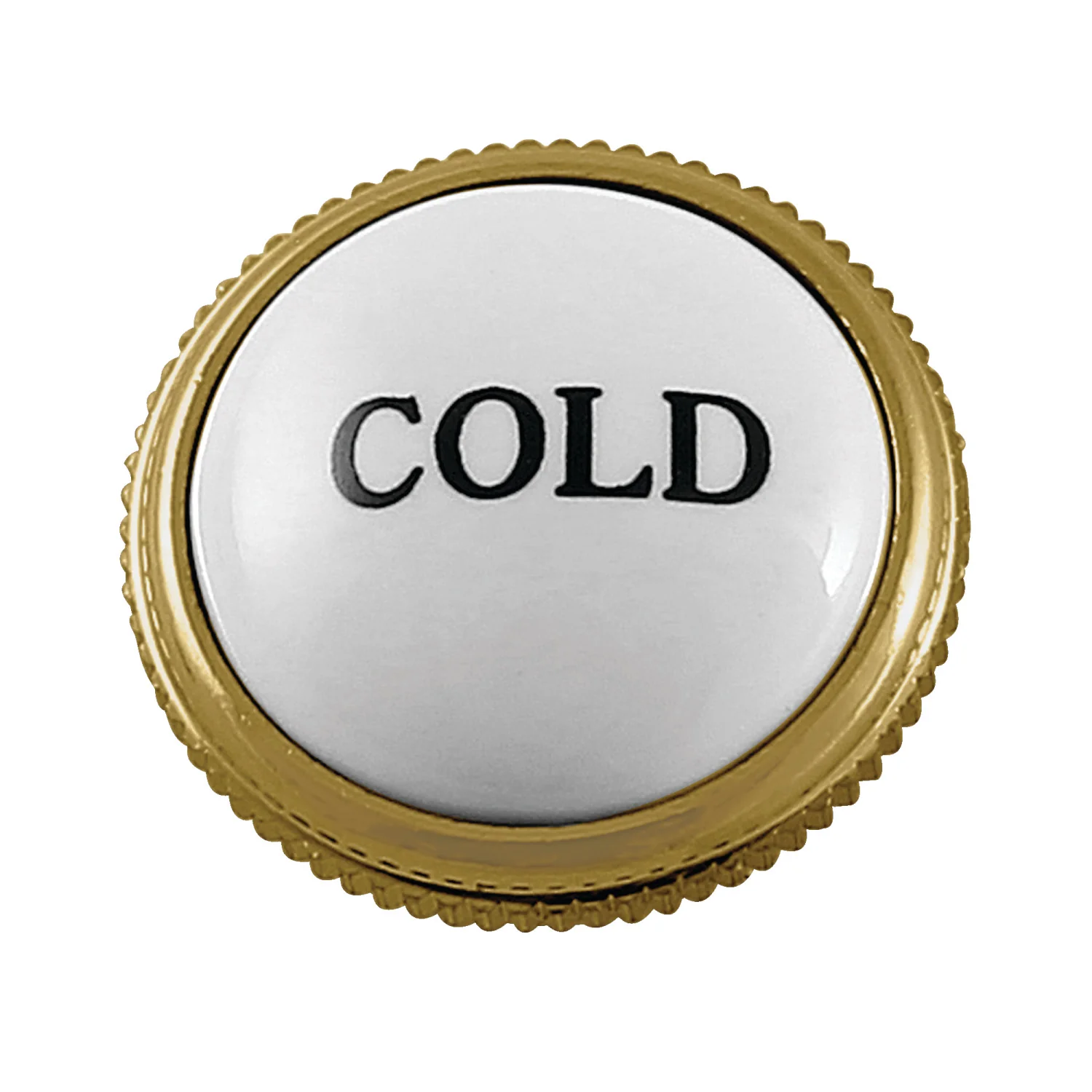 Kingston AEHIMX7C Cold Handle Index Button, Brushed Brass