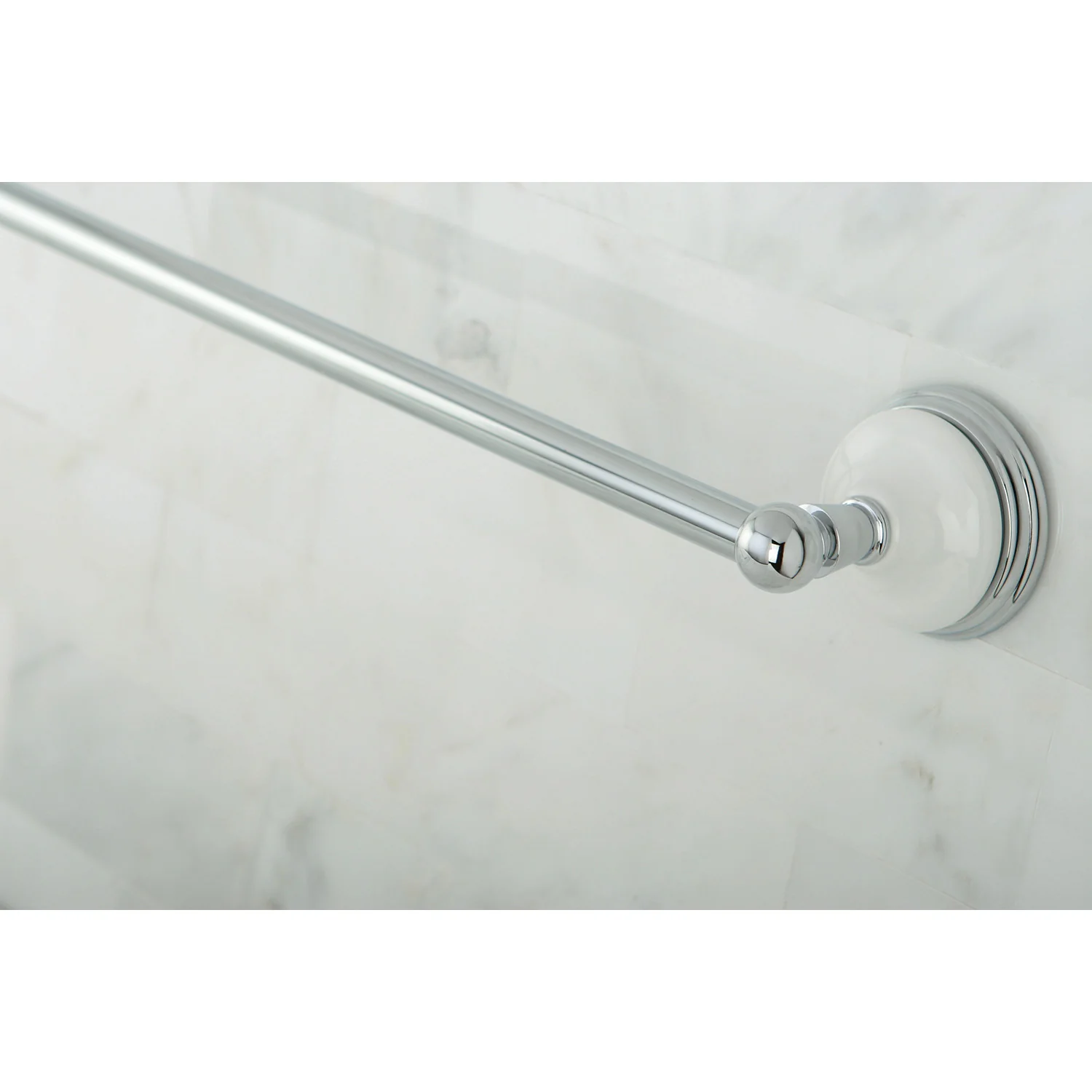 Kingston Heirloom BA1111C - Victorian 24-Inch Single Towel Bar, Polished Chrome - Image 2