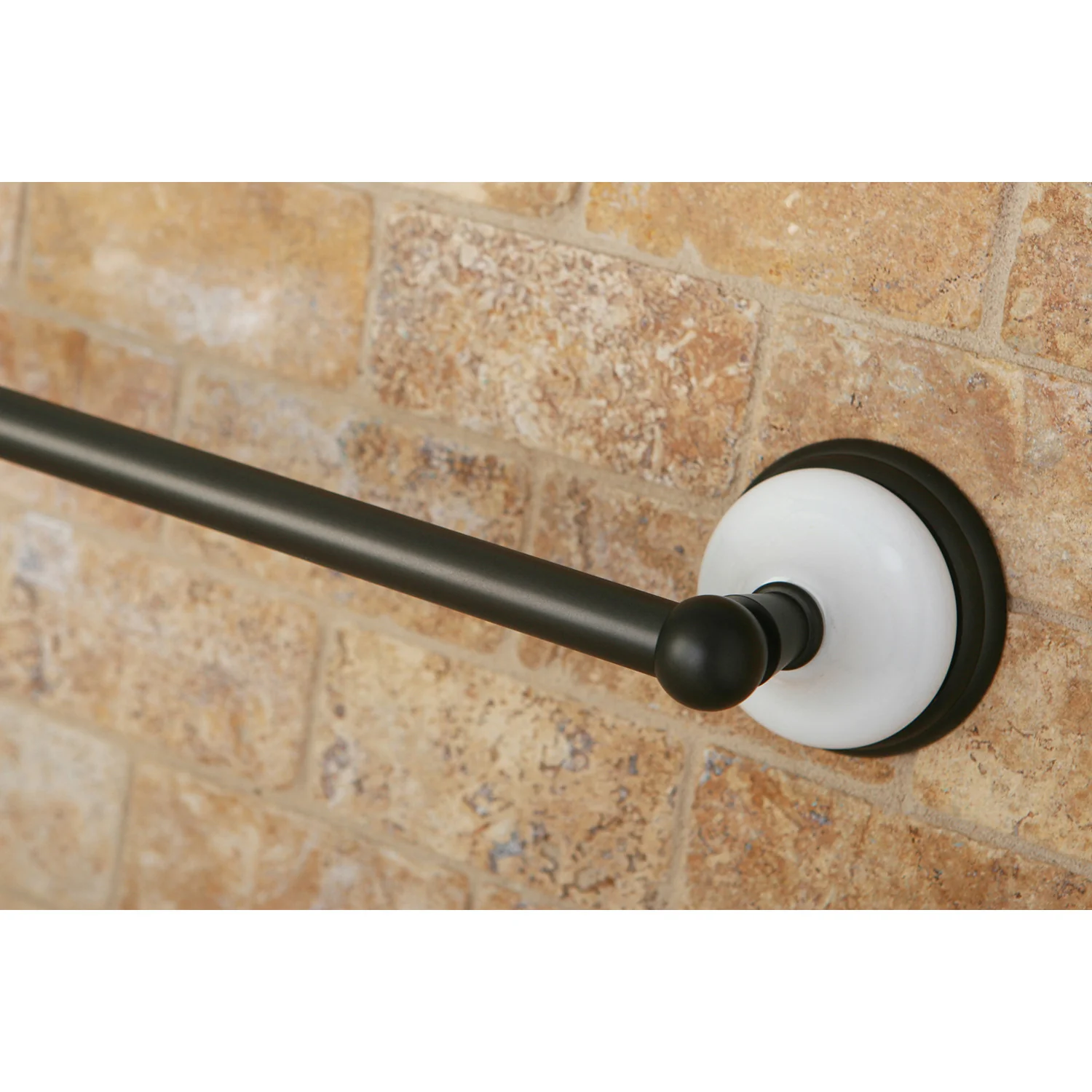 Kingston Heirloom BA1111ORB - Victorian 24-Inch Single Towel Bar, Oil Rubbed Bronze - Image 3