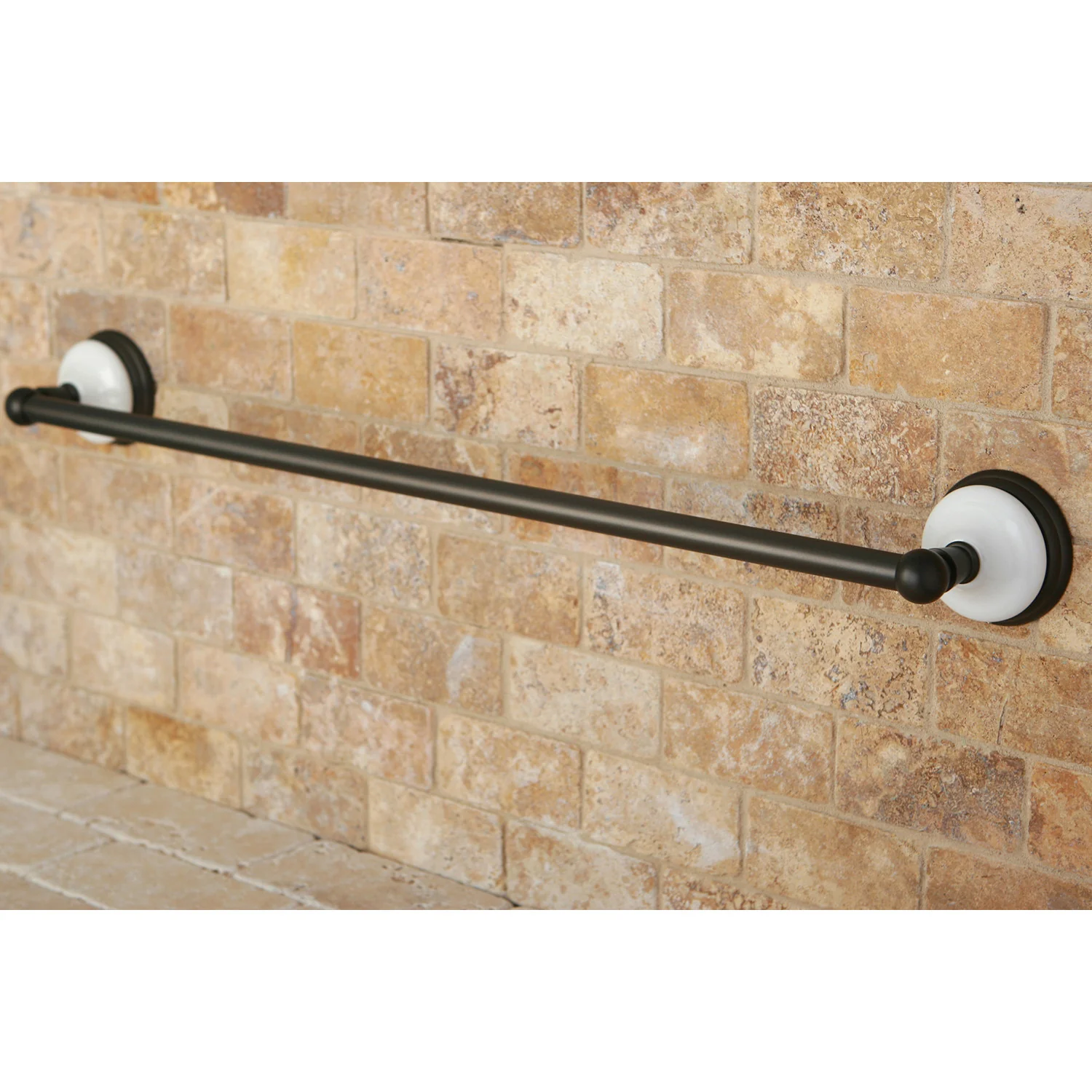 Kingston Heirloom BA1111ORB - Victorian 24-Inch Single Towel Bar, Oil Rubbed Bronze - Image 4