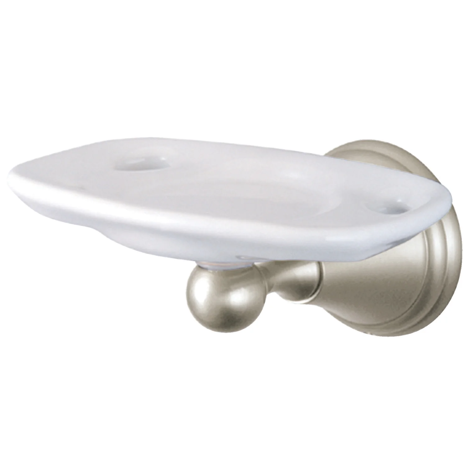 Kingston Tulare BA2976SN - Governor Toothbrush and Tumbler Holder, Brushed Nickel