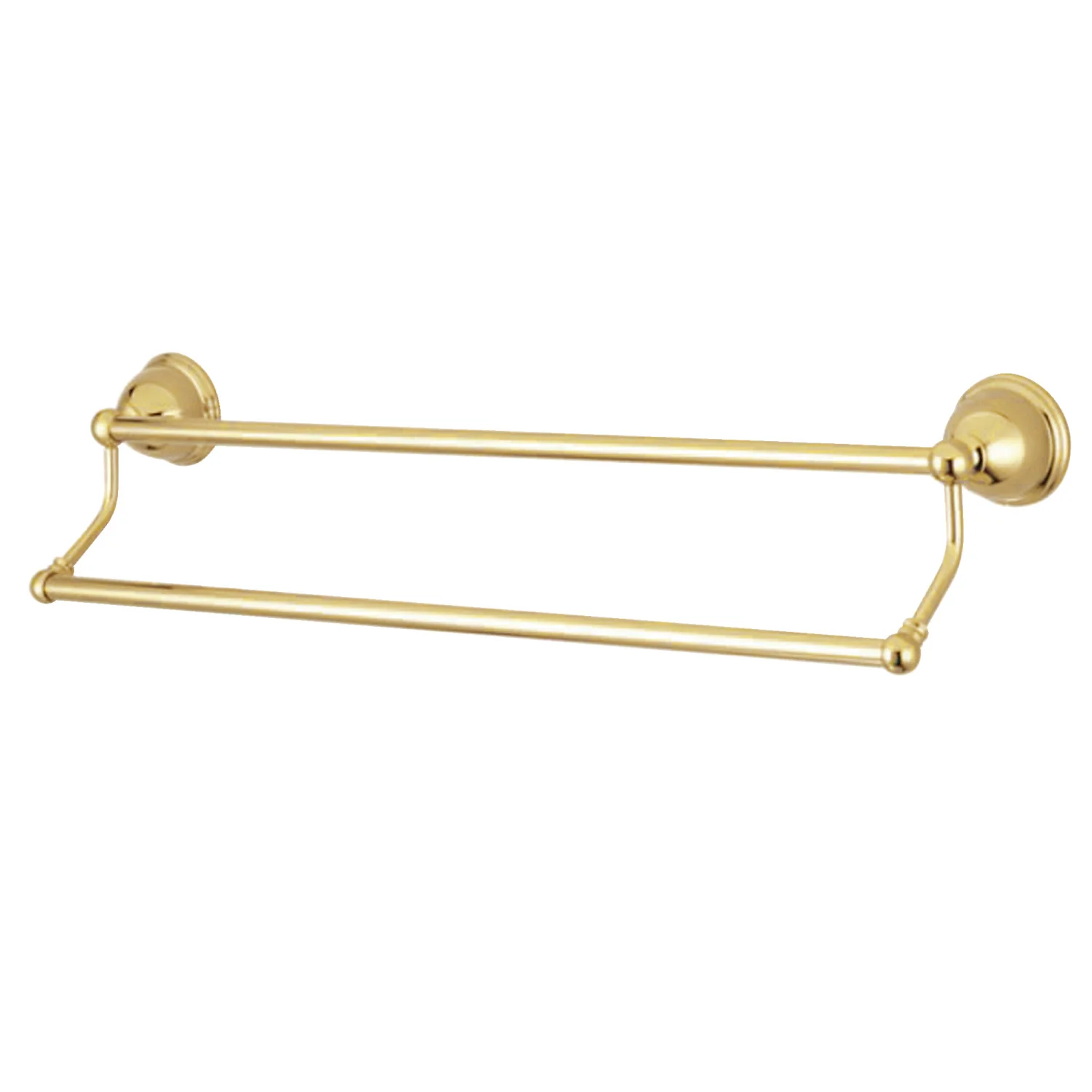 Kingston Heirloom BA396318PB - Restoration 18-Inch Double Towel Bar, Polished Brass