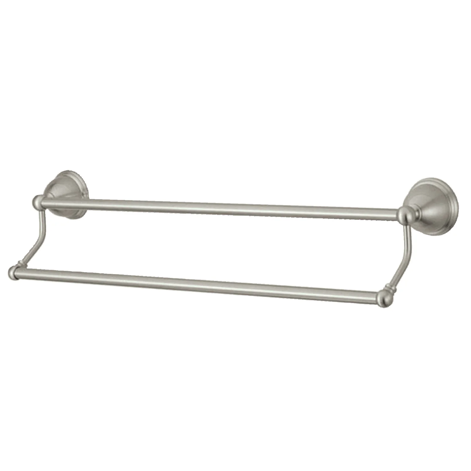 Kingston Heirloom BA3963SN - Restoration 24-Inch Double Towel Bar, Brushed Nickel