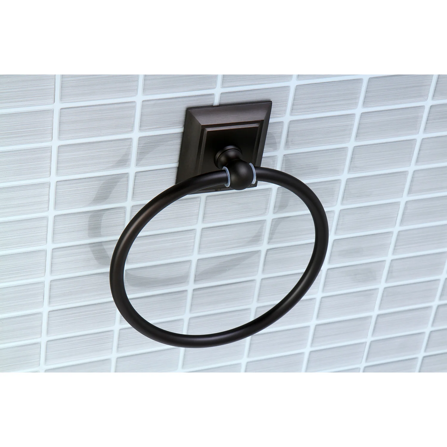 Kingston Millennium BA6014ORB 6-Inch Towel Ring, Oil Rubbed Bronze - Image 2