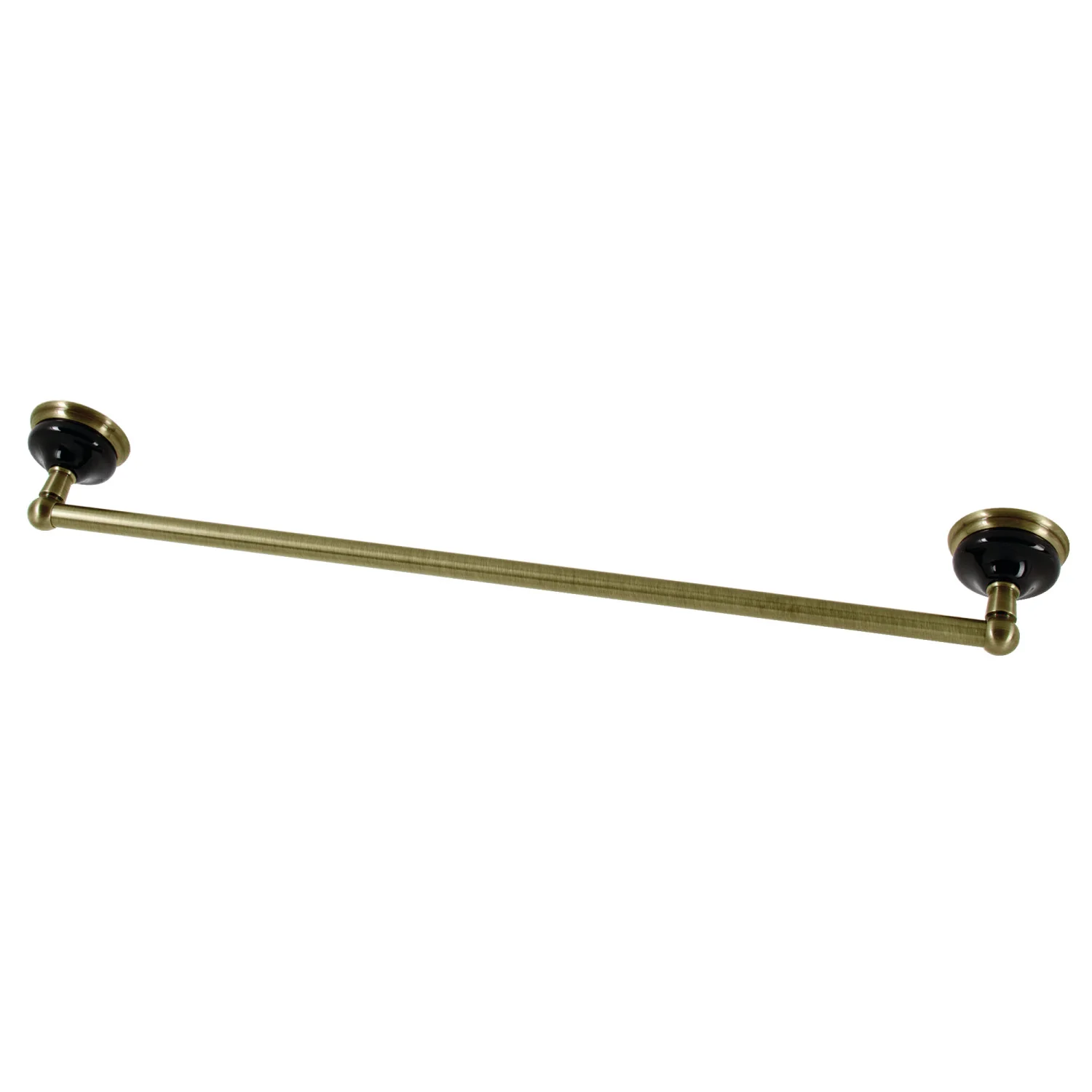 Kingston Heirloom BA9111AB - Water Onyx 24-Inch Single Towel Bar, Antique Brass