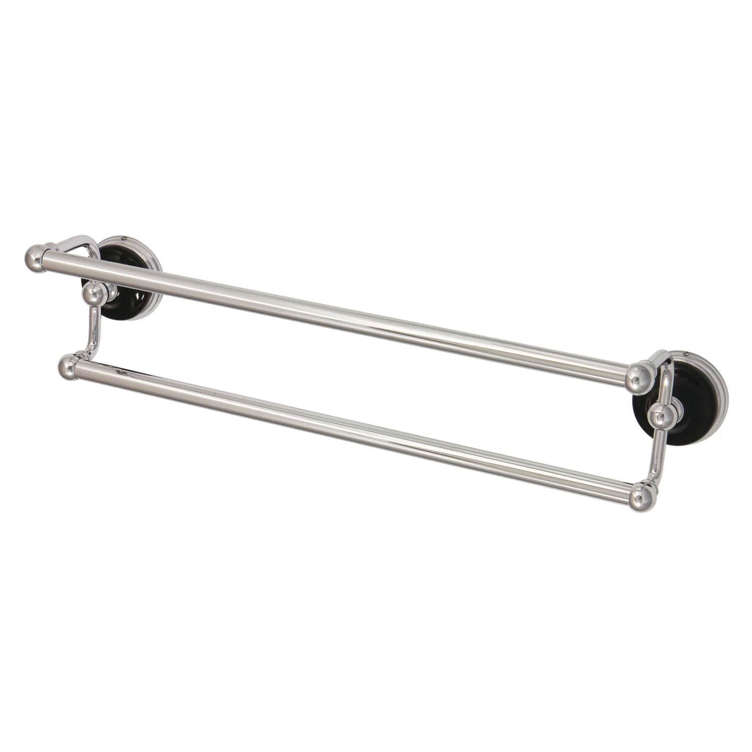 Kingston Heirloom BA91318C - Water Onyx 18-Inch Double Towel Bar, Polished Chrome