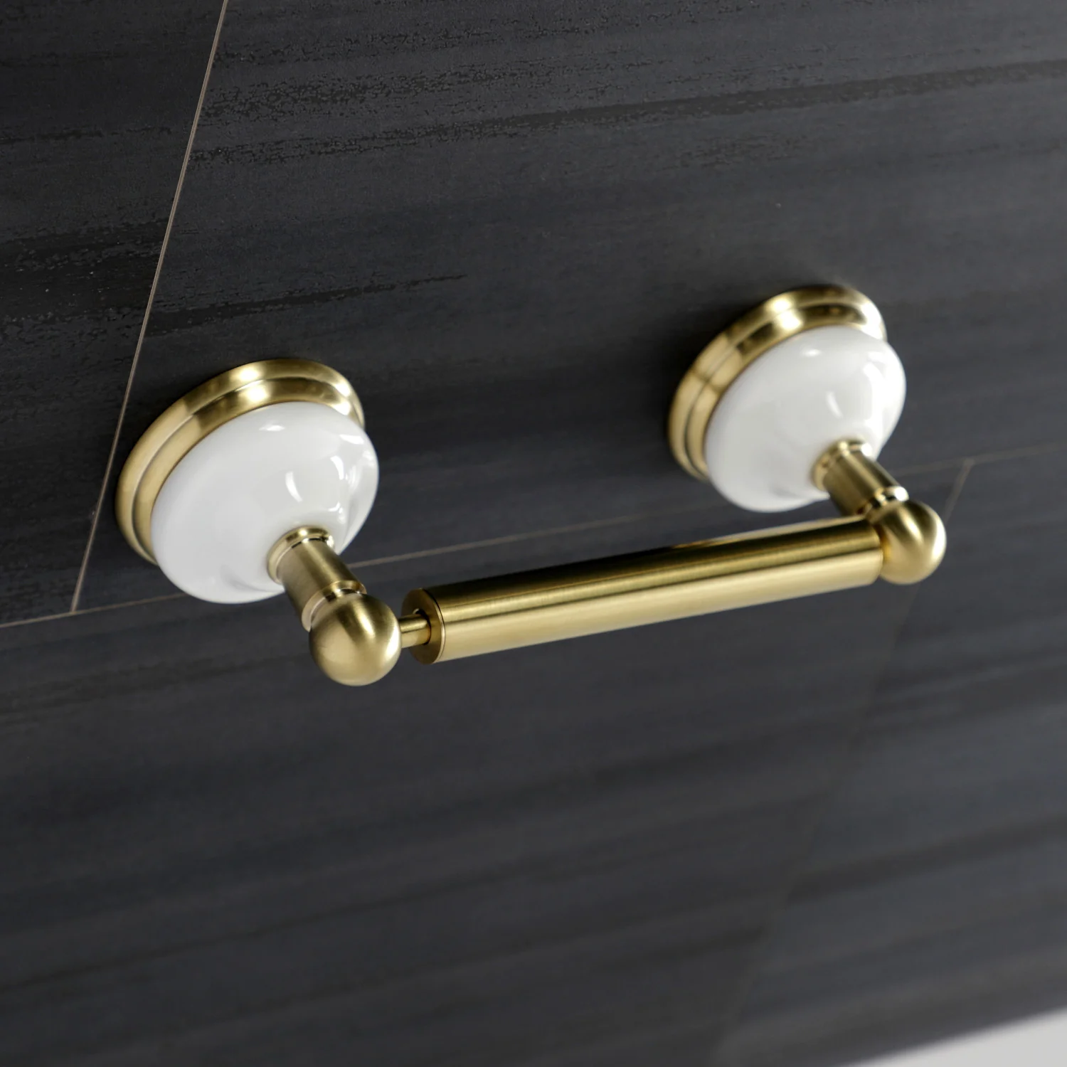 Kingston Heirloom BAK1111478BB - Victorian 4-Piece 24-Inch Towel Bar Bathroom Accessory Set, Brushed Brass - Image 4