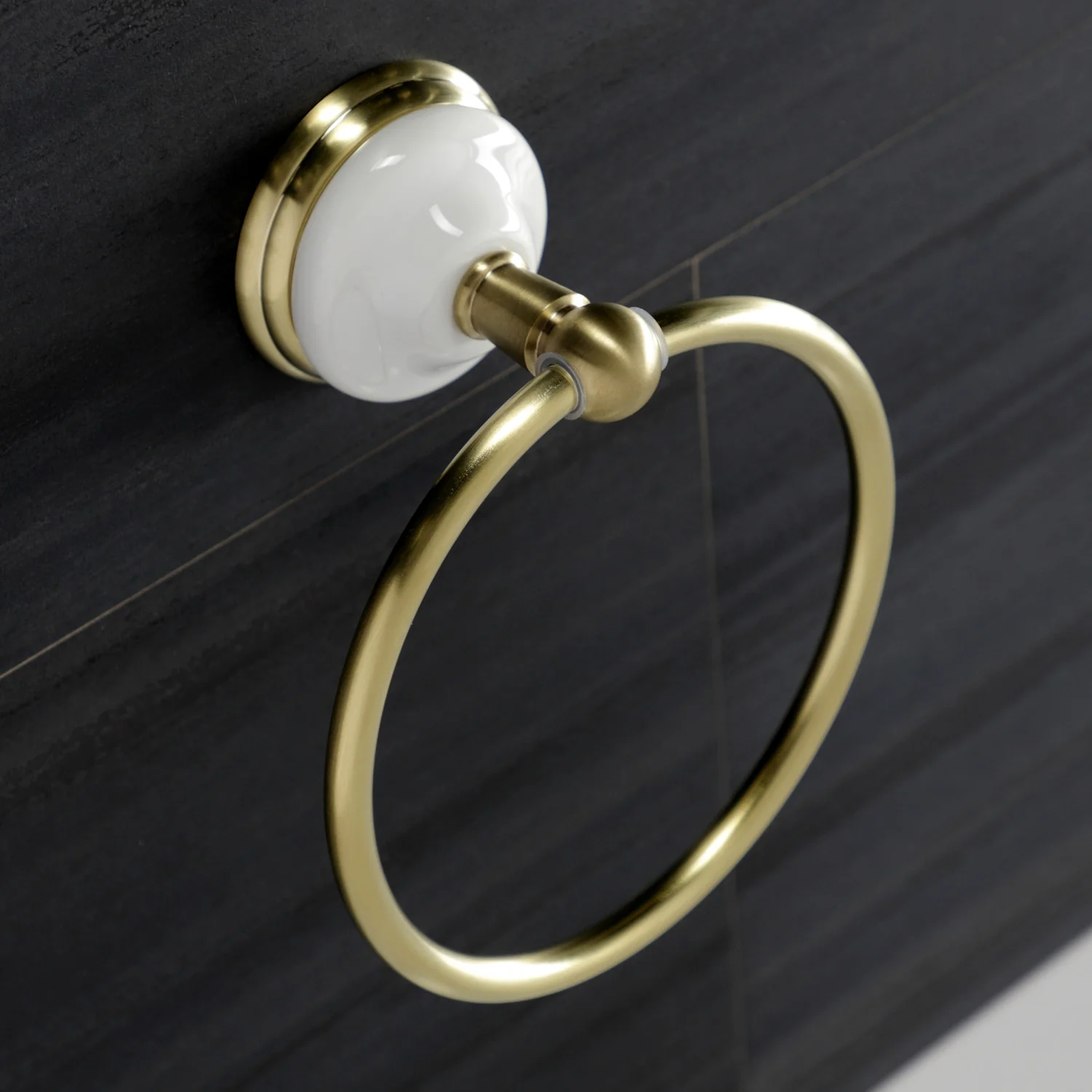 Kingston Heirloom BAK1111478BB - Victorian 4-Piece 24-Inch Towel Bar Bathroom Accessory Set, Brushed Brass - Image 6