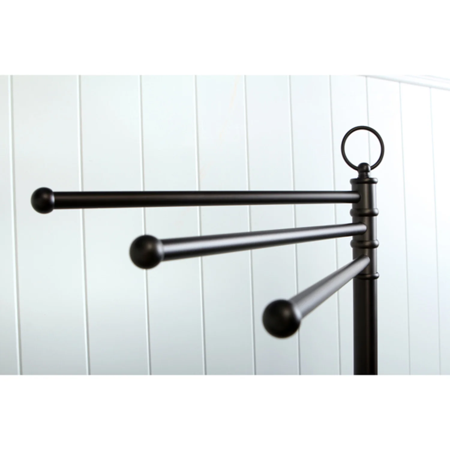 Kingston Heirloom CC2025 - Vintage 40-Inch Freestanding Pedestal 3-Tier Towel Rack, Oil Rubbed Bronze - Image 6