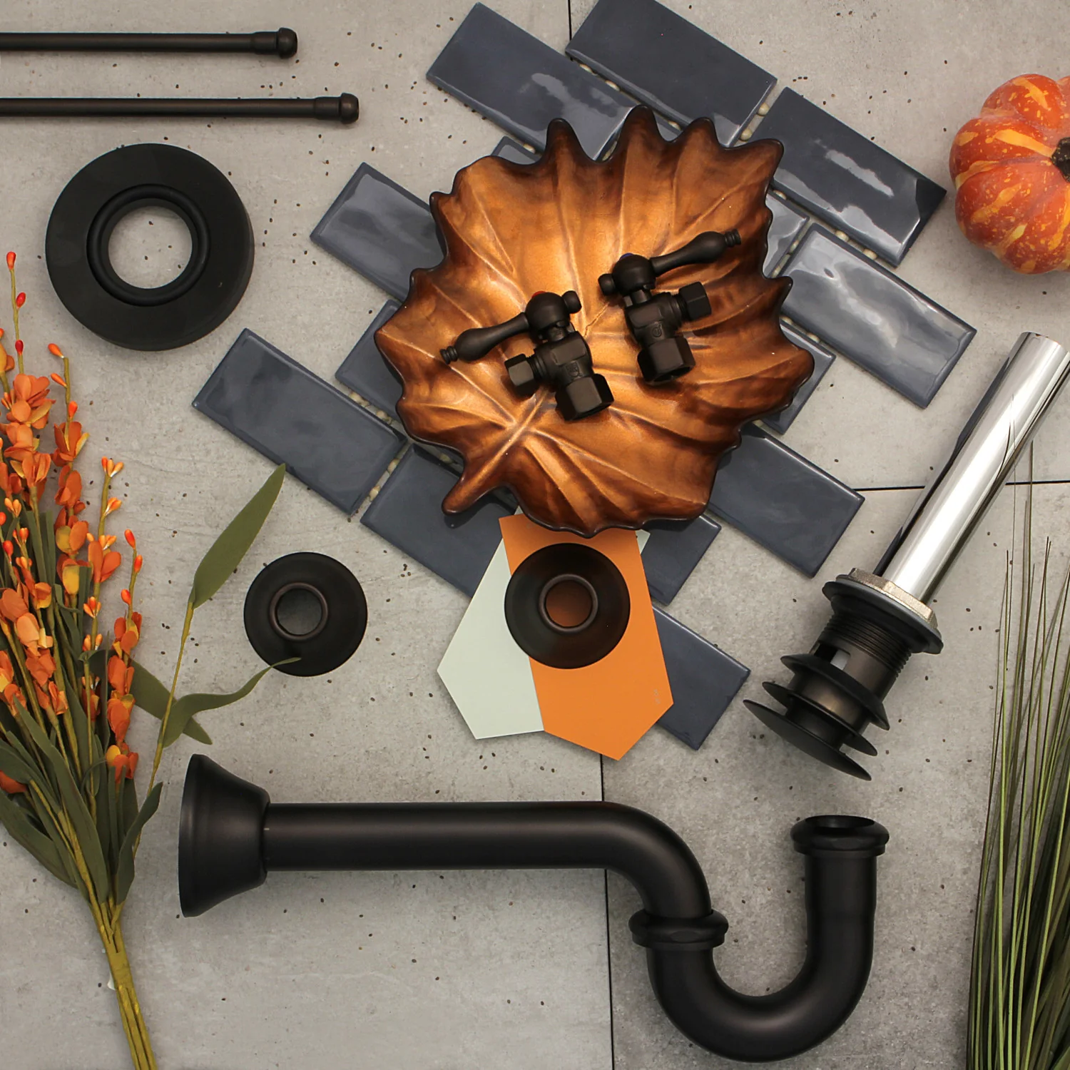 Kingston Heirloom CC43105VOKB30 - Trimscape Traditional Plumbing Sink Trim Kit with P-Trap and Overflow Drain, Oil Rubbed Bronze - Image 3