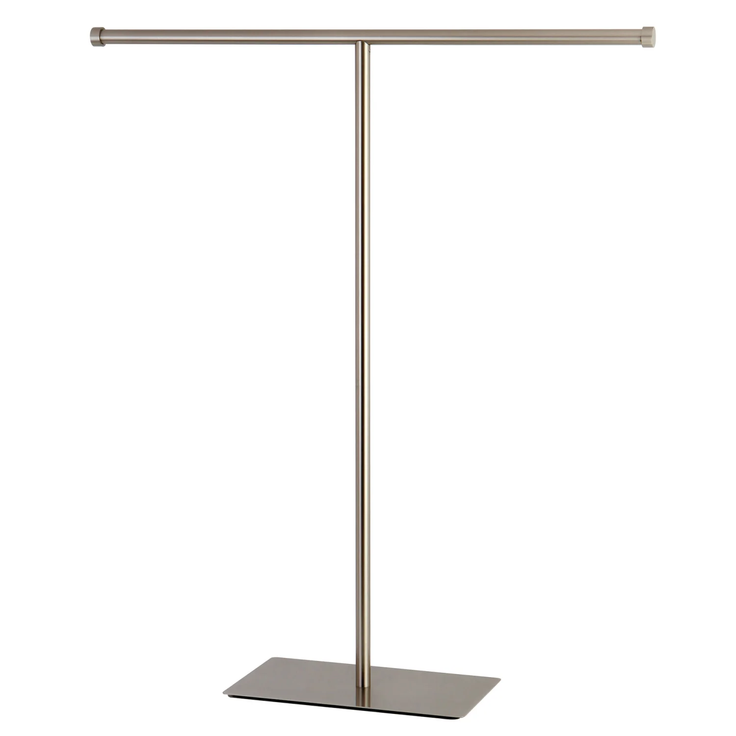 Kingston Sona CC8208 - Claremont 32-Inch Freestanding Pedestal T-Shape Towel Rack, Brushed Nickel