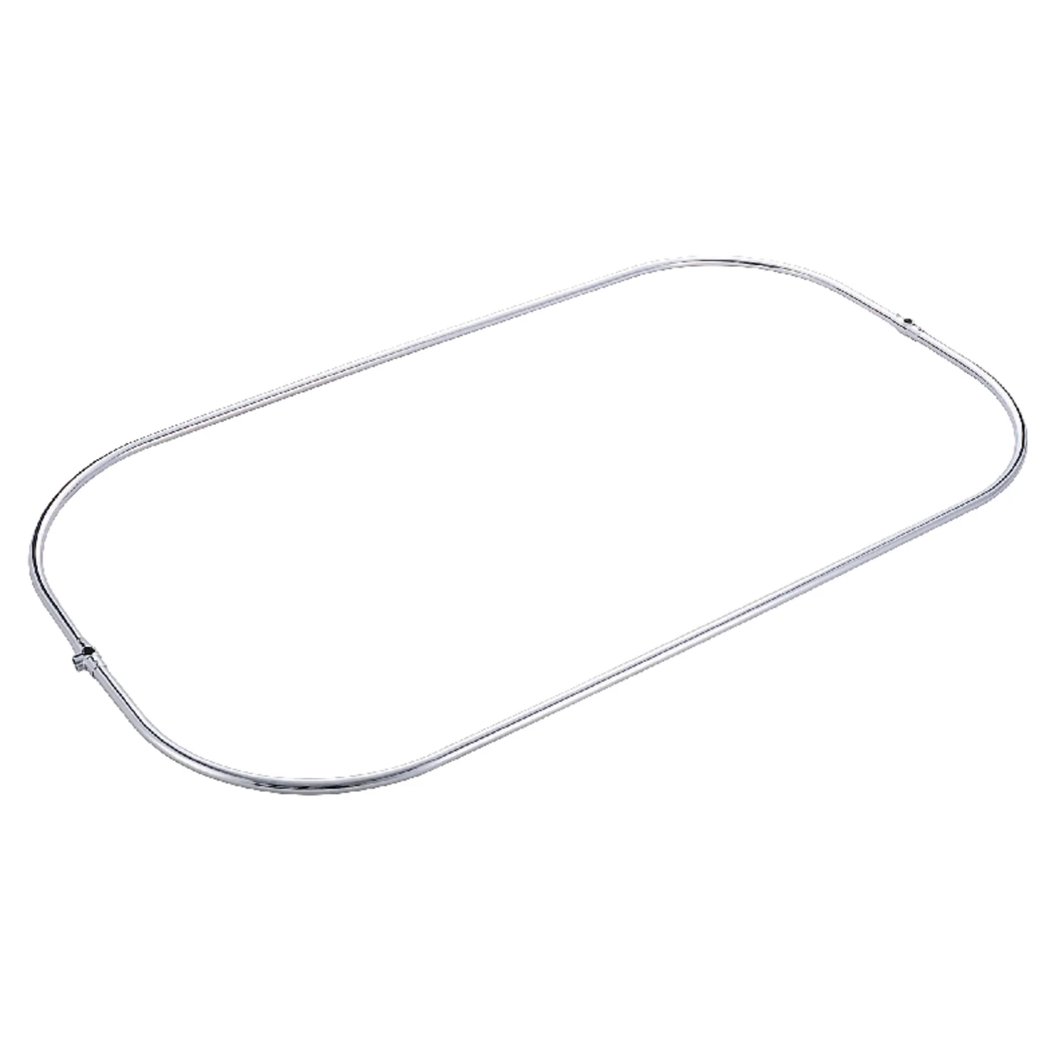 Kingston Heirloom CCR1042-1 - Vintage 57-Inch Rectangular Shower Curtain Ring Only, 21 Gauge, Polished Chrome