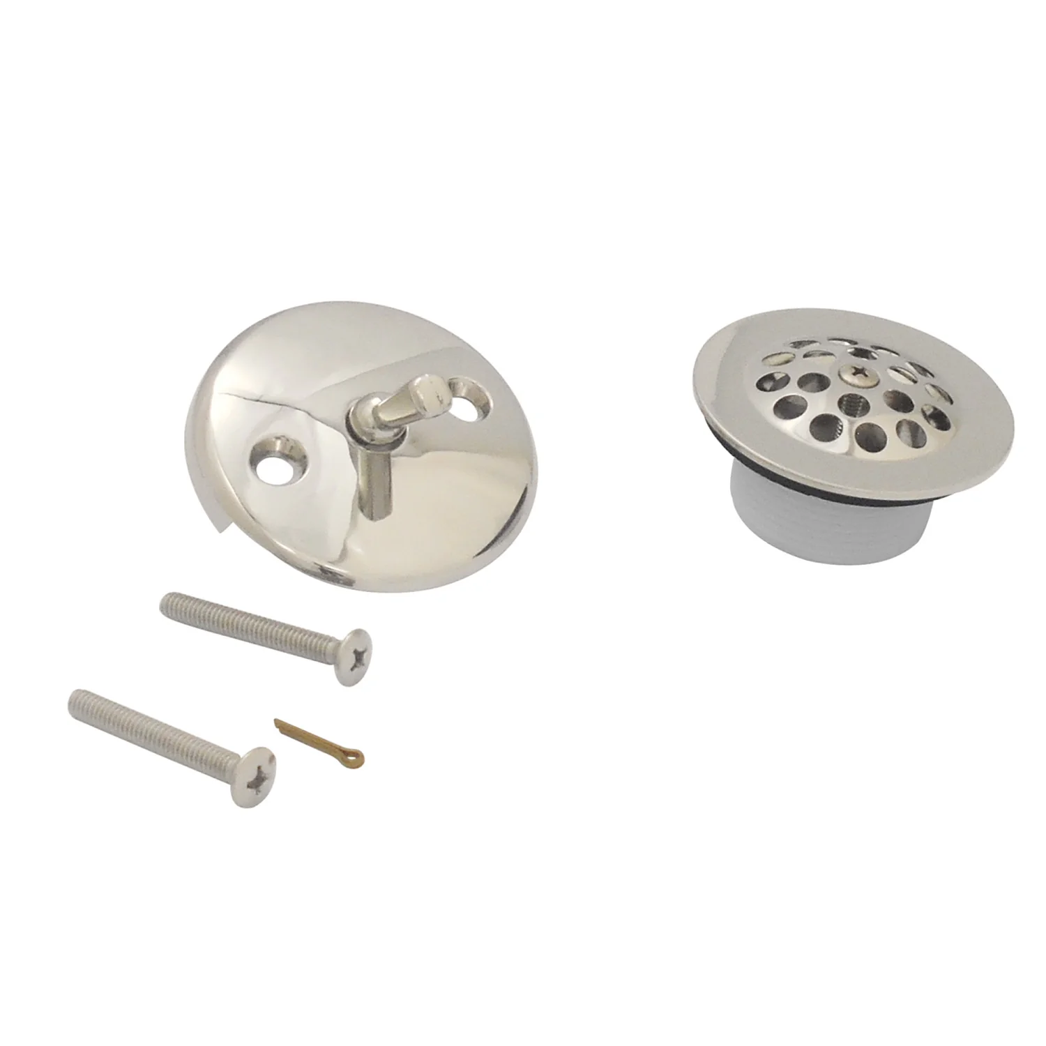 Kingston Tulare DTL5305A6 - Trimscape Zinc Alloy Trip Lever Tub Drain Conversion Kit, Polished Nickel