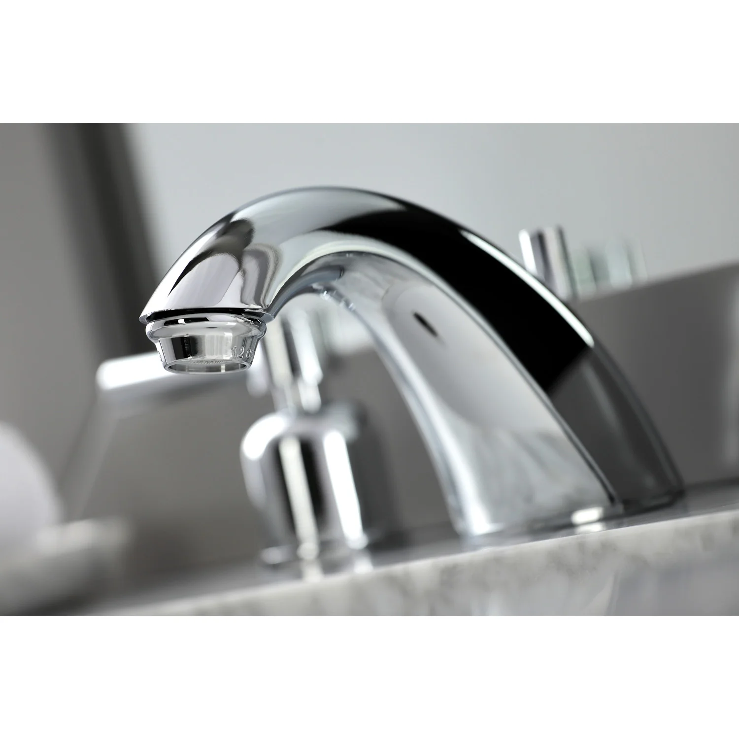 Kingston Tulare FB8951DL - Concord Two-Handle 3-Hole Deck Mount Widespread Bathroom Faucet with Pop-Up Drain, Polished Chrome - Image 4
