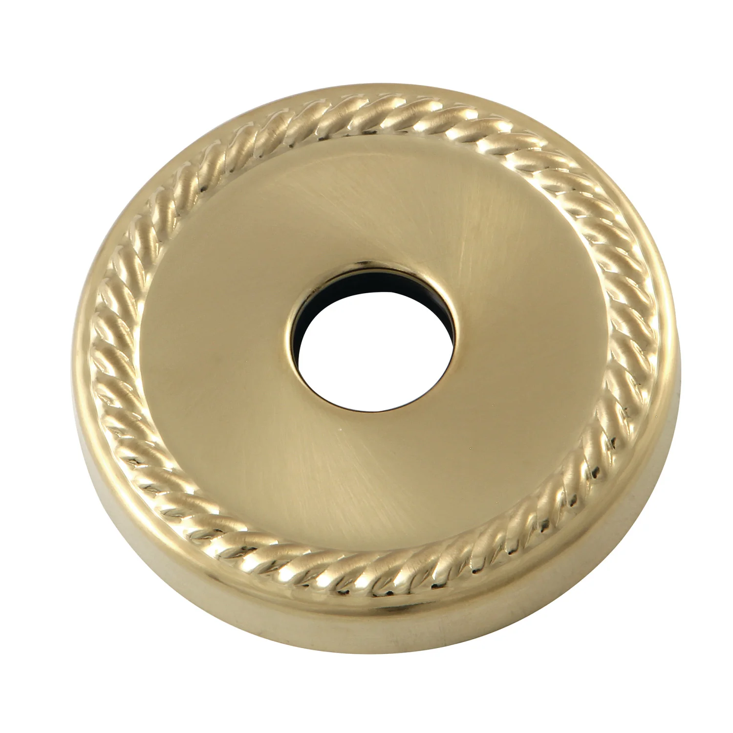 Kingston Made To Match FLROPE7 13/16" I.D. Brass Decor Flange, Brushed Brass