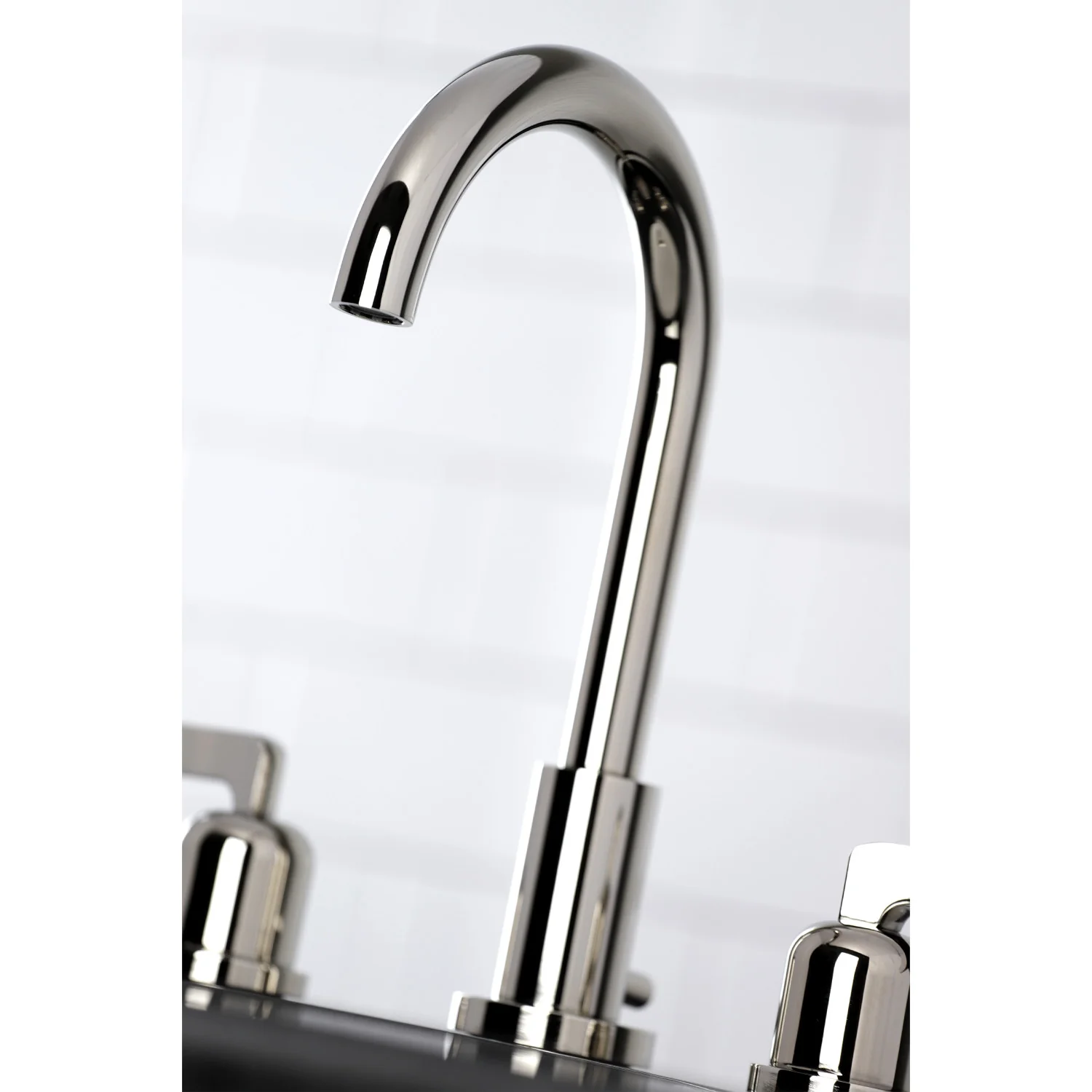 Kingston Sona FSC8929EFL - Centurion Two-Handle 3-Hole Deck Mount Widespread Bathroom Faucet with Brass Pop-Up, Polished Nickel - Image 5