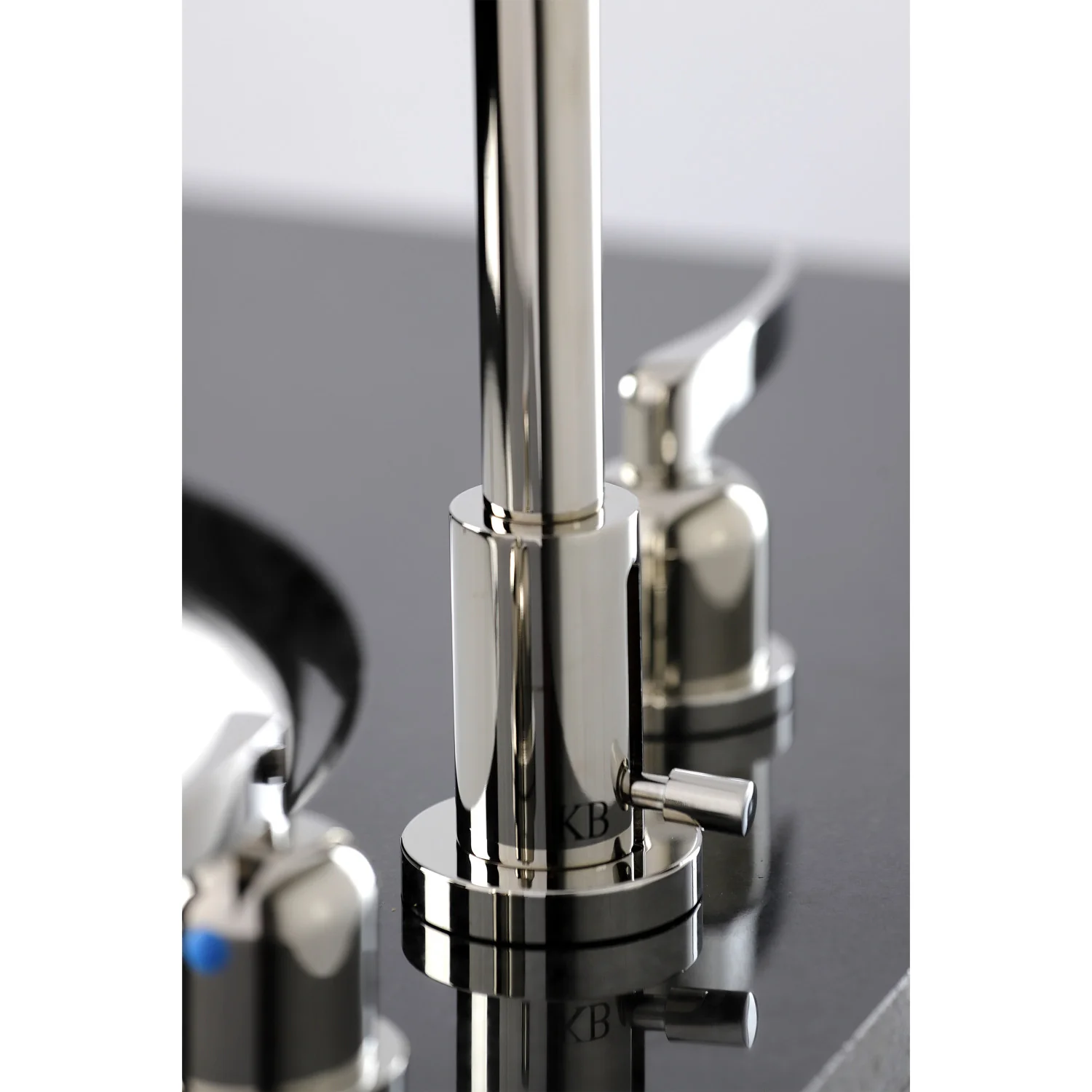 Kingston Sona FSC8929EFL - Centurion Two-Handle 3-Hole Deck Mount Widespread Bathroom Faucet with Brass Pop-Up, Polished Nickel - Image 6