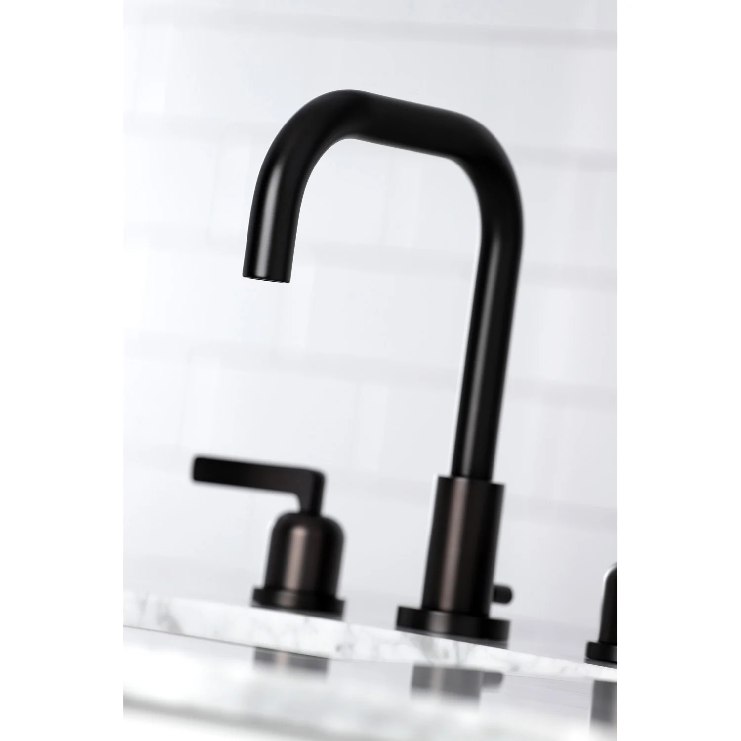 Kingston Sona FSC8935EFL - Centurion Two-Handle 3-Hole Deck Mount Widespread Bathroom Faucet with Brass Pop-Up, Oil Rubbed Bronze - Image 5