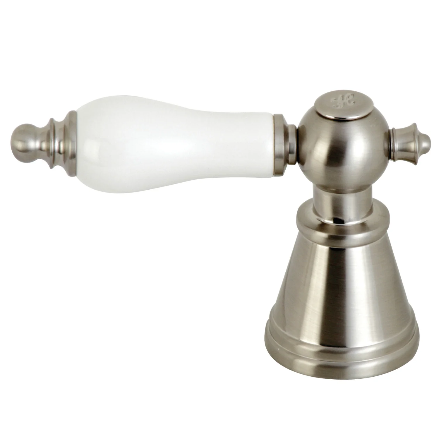 Kingston FSCH1978PLH Porcelain Lever Handle (Hot Side), Brushed Nickel