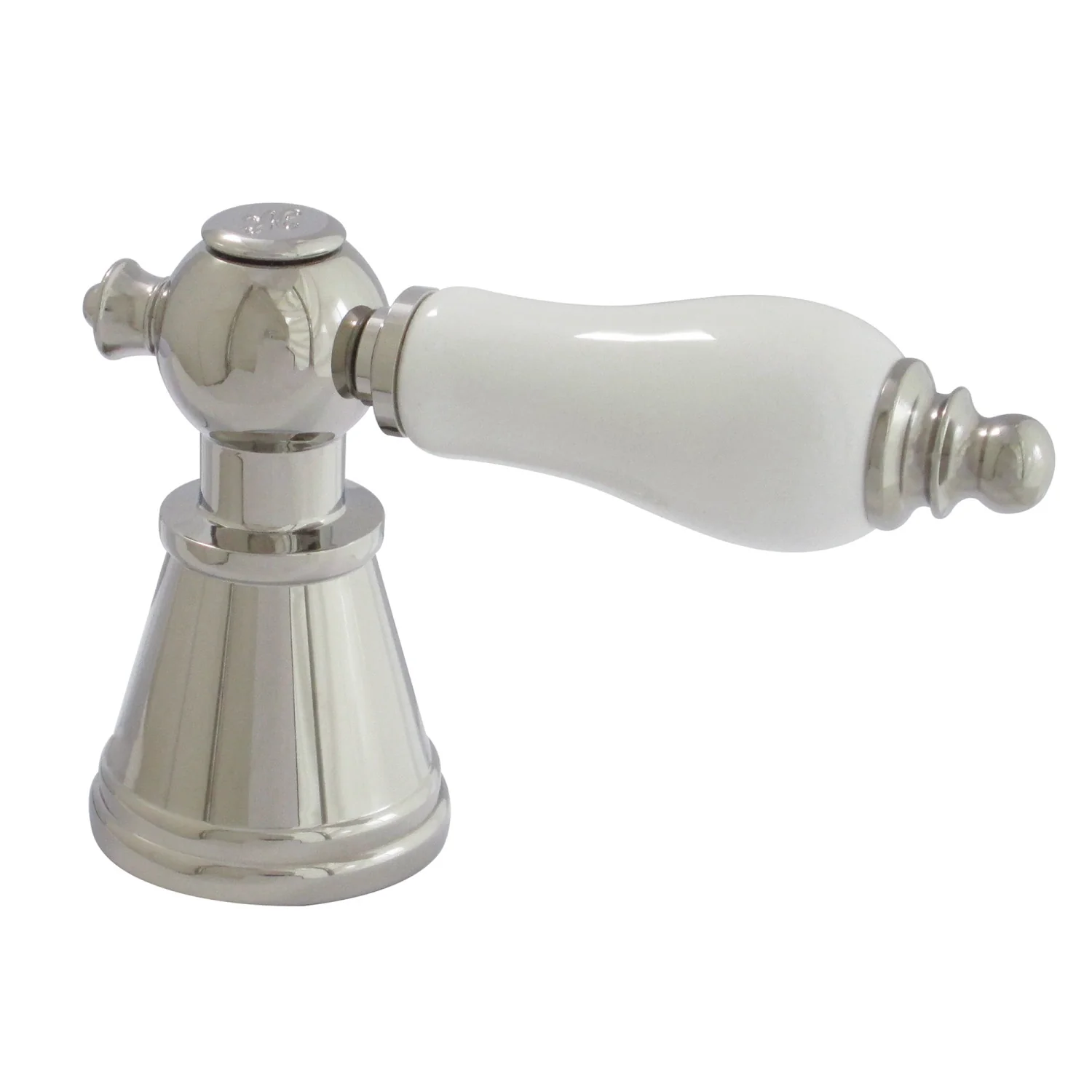 Kingston FSCH1979PLH Porcelain Lever Handle (Hot Side), Polished Nickel