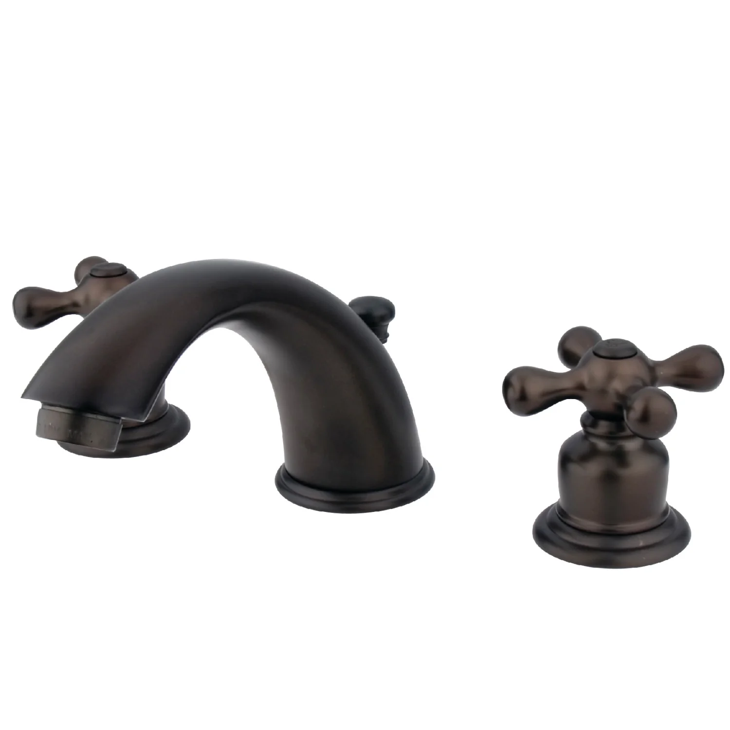 Kingston Heirloom GKB975X - Victorian Two-Handle 3-Hole Deck Mount Widespread Bathroom Faucet with Pop-Up Drain, Oil Rubbed Bronze