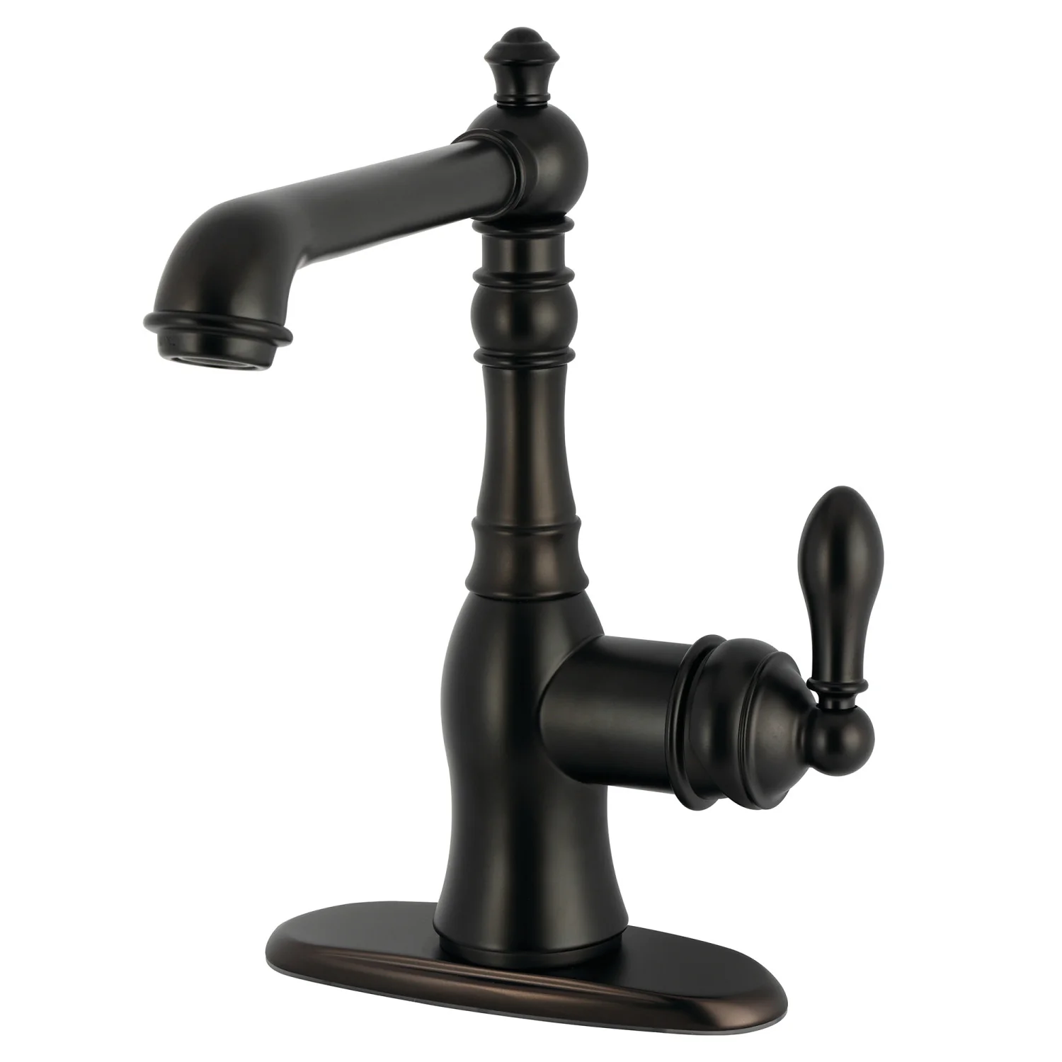 Kingston Heirloom GSY7725ACL - American Classic One-Handle 3-Hole Deck Mount Bar Faucet, Oil Rubbed Bronze