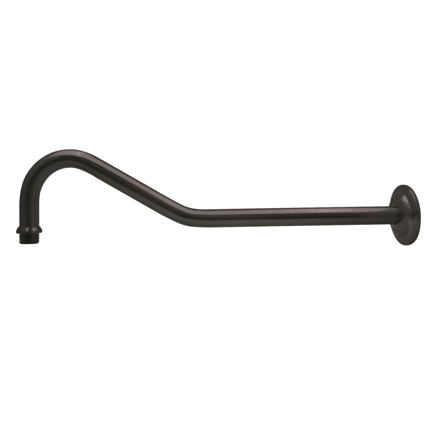 Kingston Restoration K117C5 17-Inch Rain Drop Shower Arm with Round Flange, Oil Rubbed Bronze