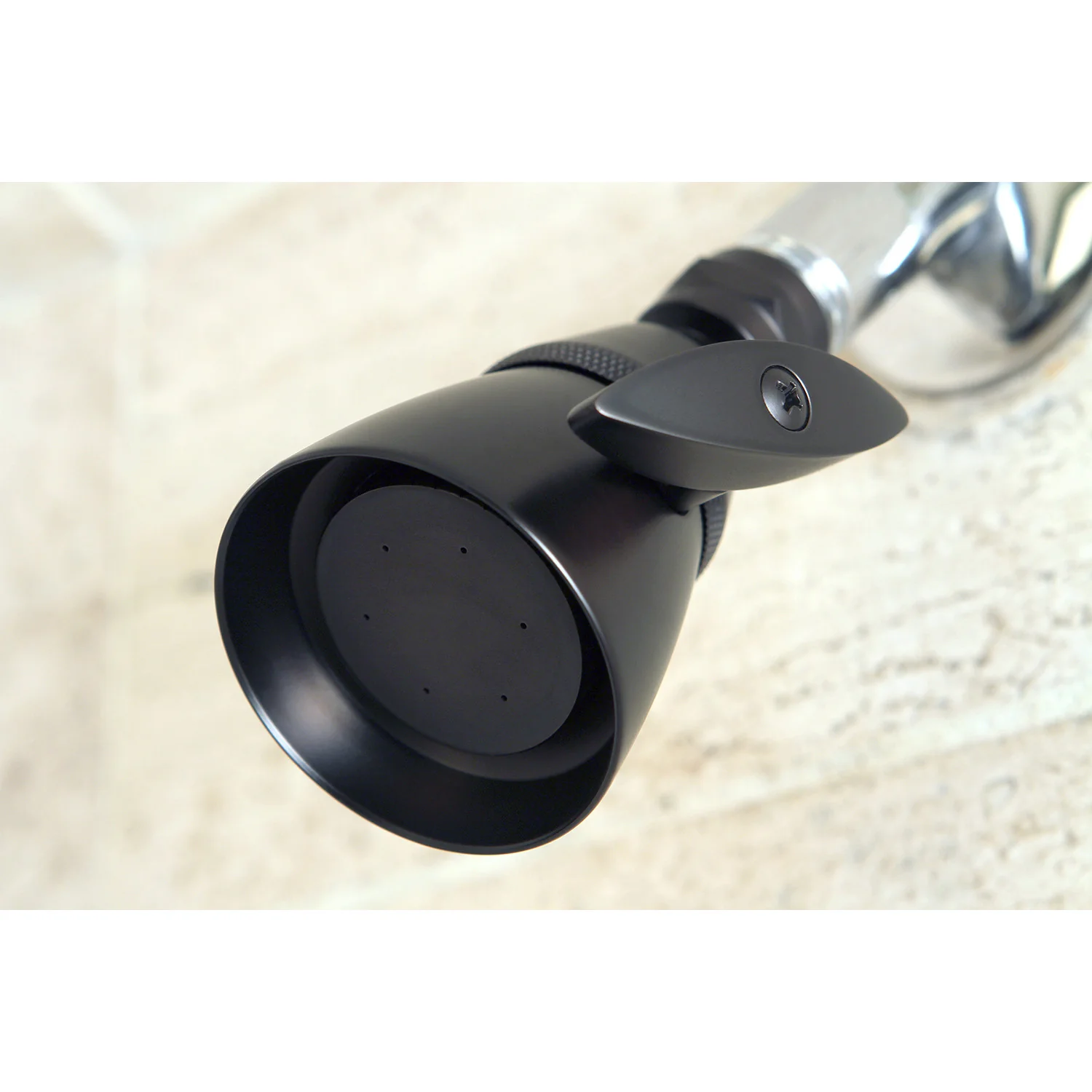 Kingston Tulare K132A5 - Made To Match 2-1/4-Inch Round Adjustable Jet Spray Brass Shower Head, Oil Rubbed Bronze - Image 3