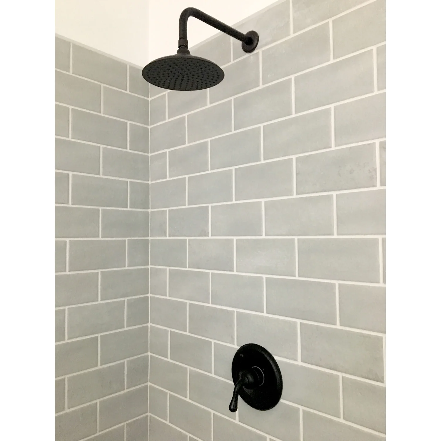 Kingston Heirloom K136A5CK - Victorian 7-3/4 Inch Round Raindrop Brass Shower Head with 12-Inch Shower Arm, Oil Rubbed Bronze - Image 4