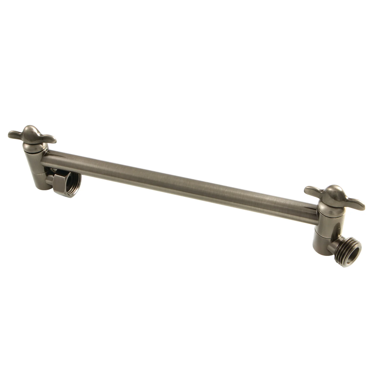 Kingston Plumbing Parts K153A4 10-Inch Adjustable High-Low Shower Arm, Black Stainless