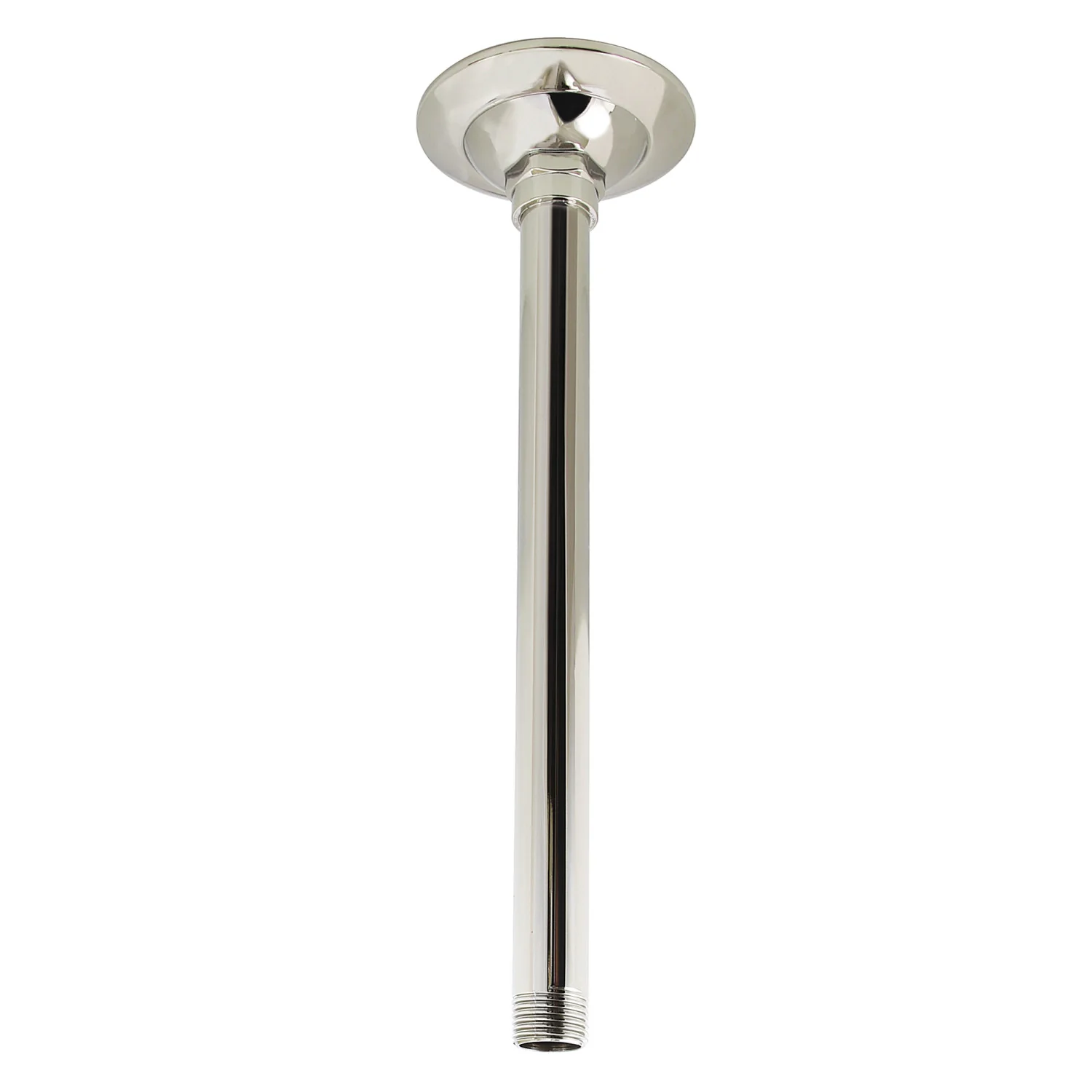 Kingston Trimscape K210A6 10-Inch Rain Drop Ceiling Mount Shower Arm with Round Flange, Polished Nickel