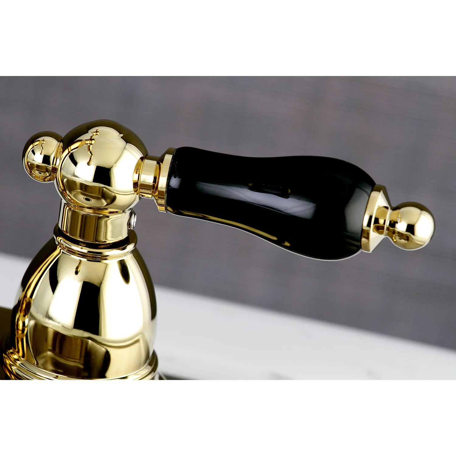 Kingston Heirloom KB1492PKL - Duchess Two-Handle 2-Hole Deck Mount Bar Faucet, Polished Brass - Image 2