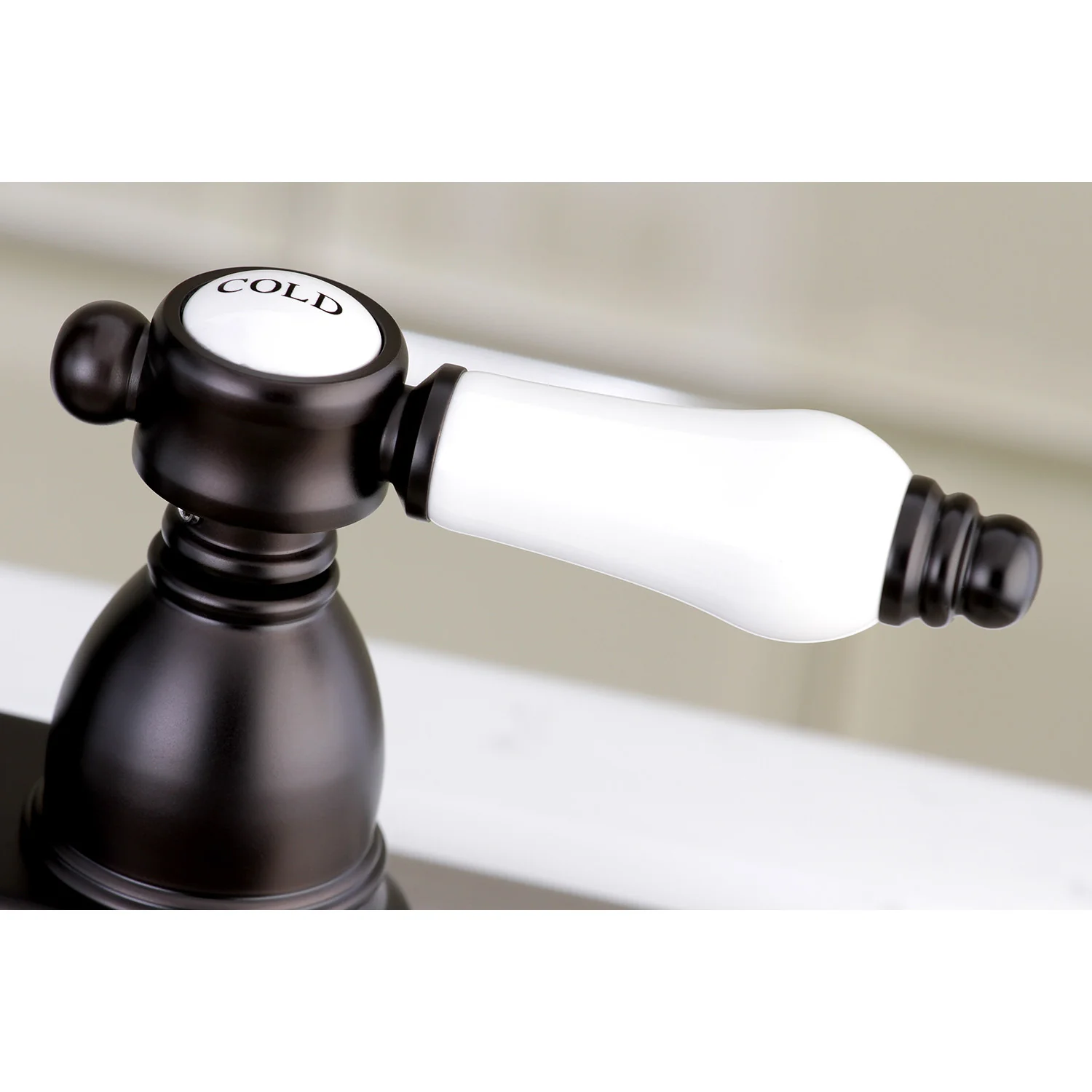 Kingston Heirloom KB1495BPL - Bel-Air Two-Handle 2-Hole Deck Mount Bar Faucet, Oil Rubbed Bronze - Image 3