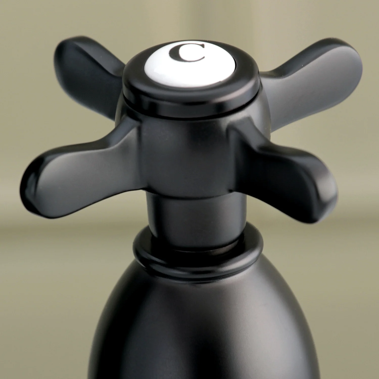 Kingston Heirloom KB1605BEX - Essex Double-Handle 3-Hole Deck Mount 4-Inch Centerset Bathroom Faucet with Pop-Up Drain, Oil Rubbed Bronze - Image 3
