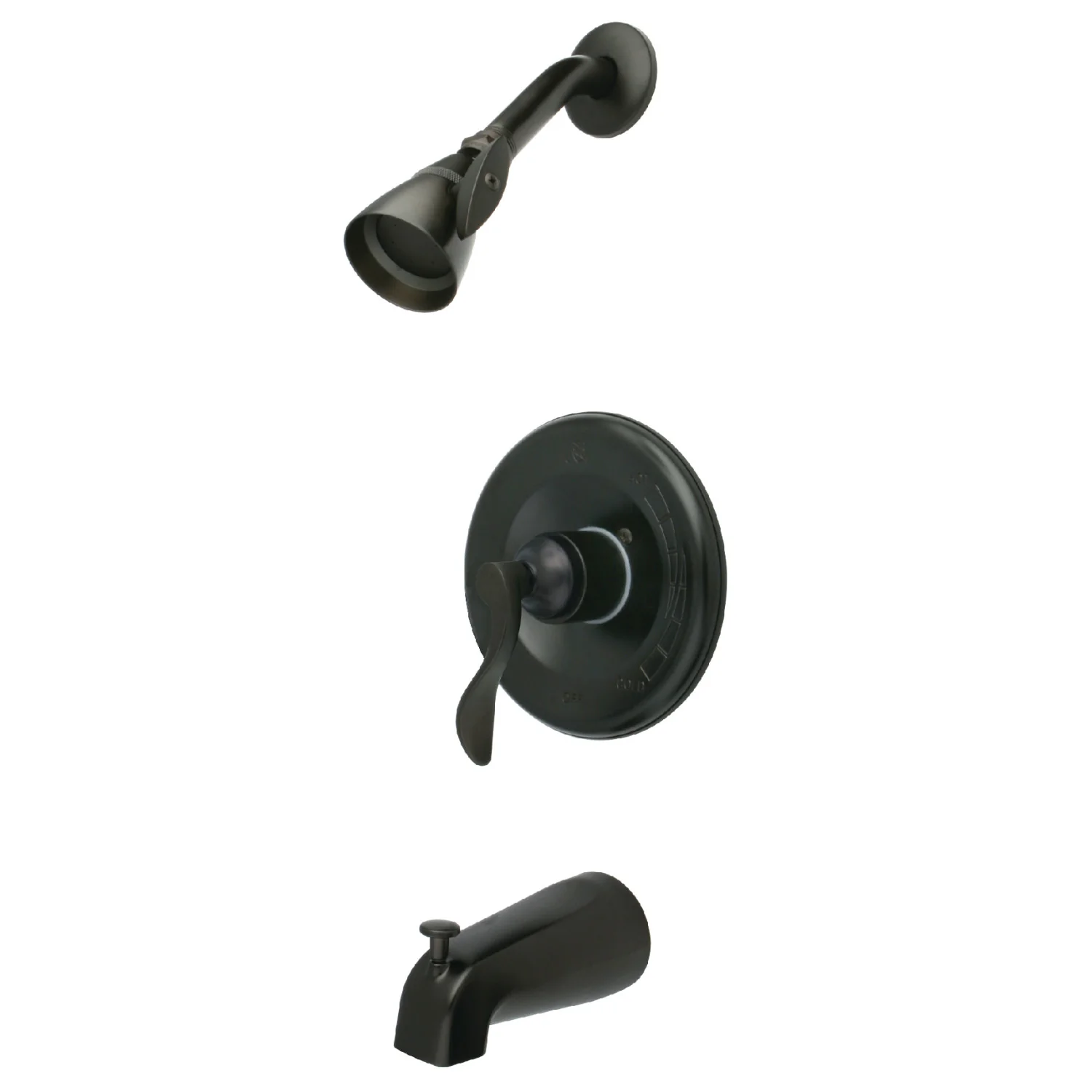 Kingston Tulare KB1635DFL - NuFrench Single-Handle Pressure Balanced Tub and Shower Faucet, Oil Rubbed Bronze