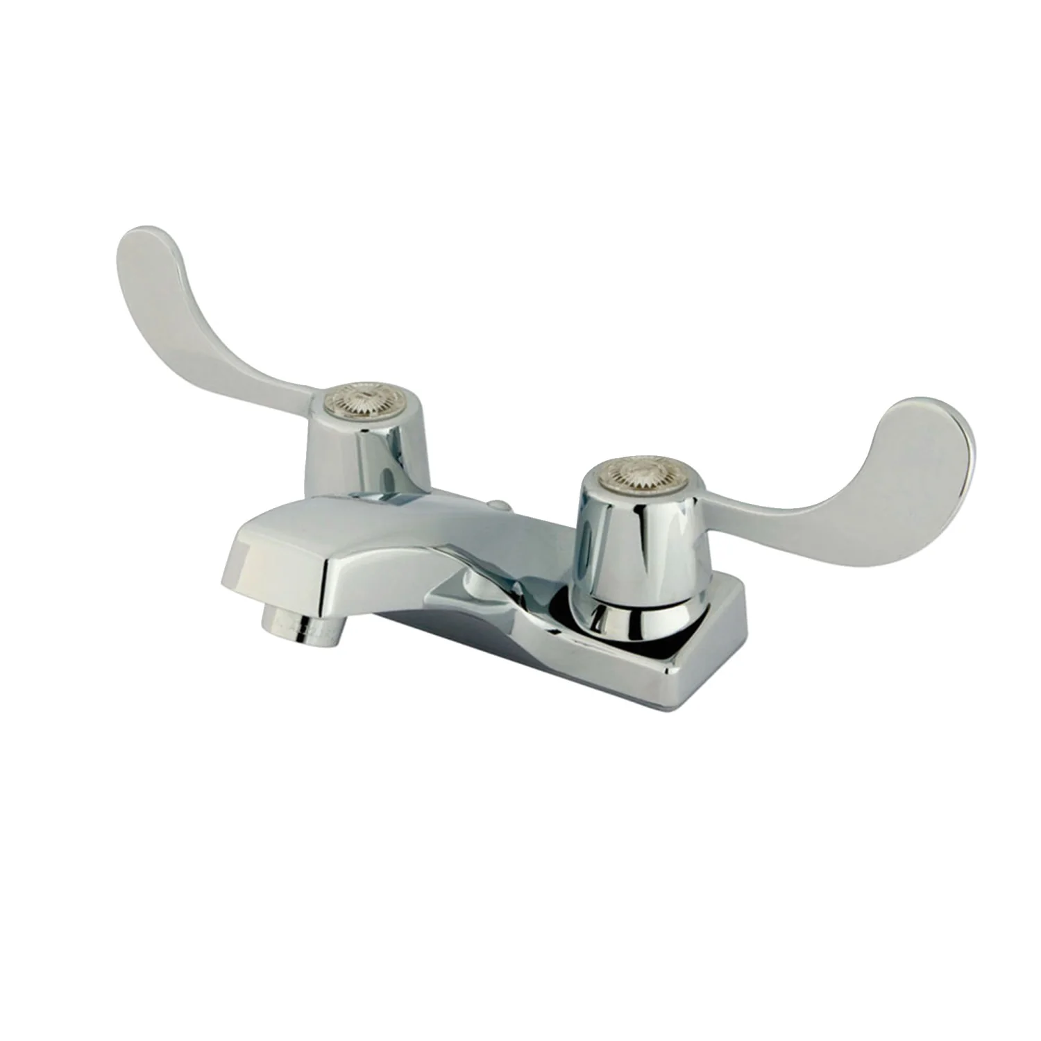 Kingston Tulare KB191LP - Americana Double-Handle 3-Hole Deck Mount 4-Inch Centerset Bathroom Faucet, Polished Chrome