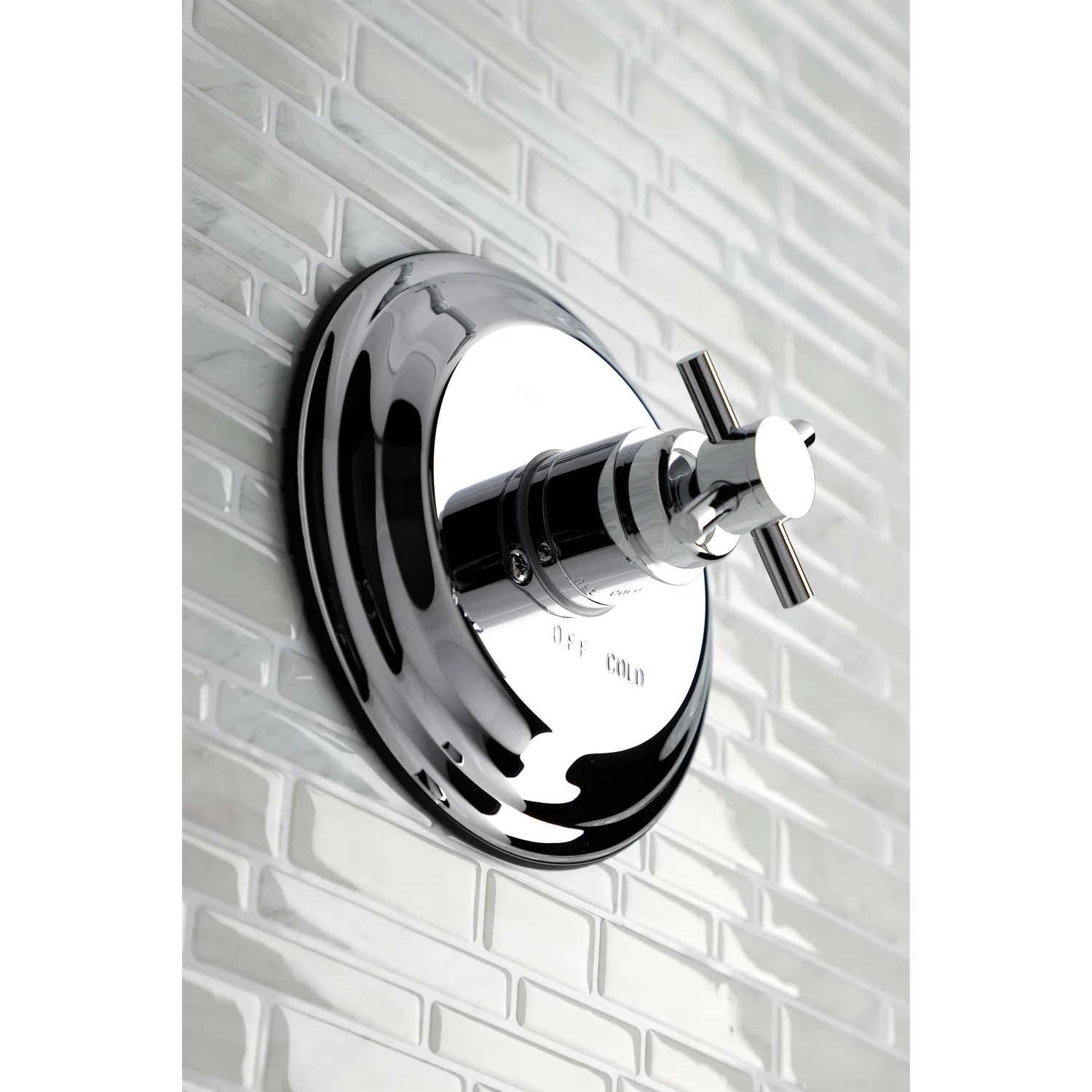 Kingston Tulare KB2631DXTSO - Concord Single-Handle Pressure Balanced Shower Faucet, Trim Only, Polished Chrome - Image 3