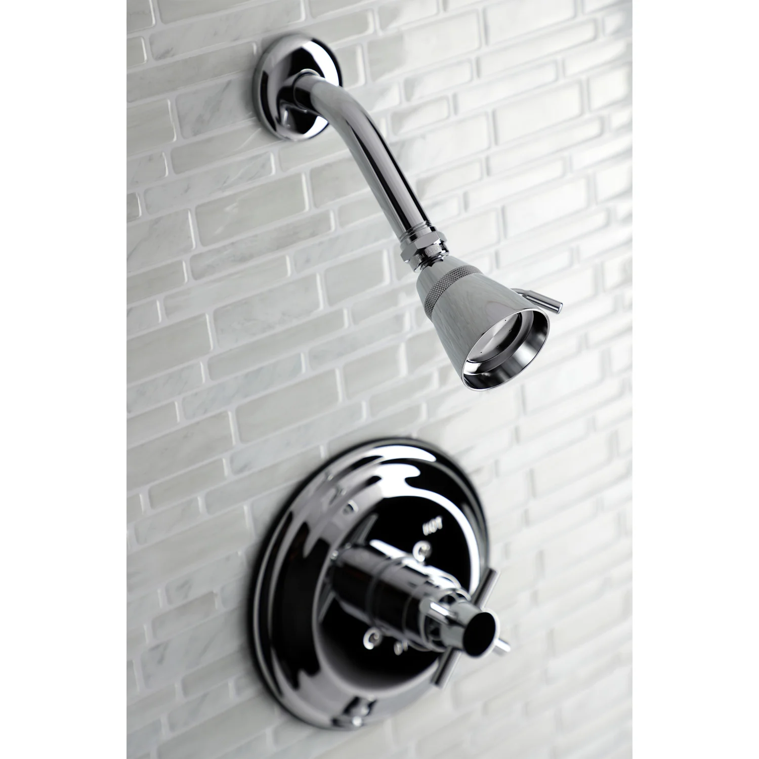 Kingston Tulare KB2631DXTSO - Concord Single-Handle Pressure Balanced Shower Faucet, Trim Only, Polished Chrome - Image 4