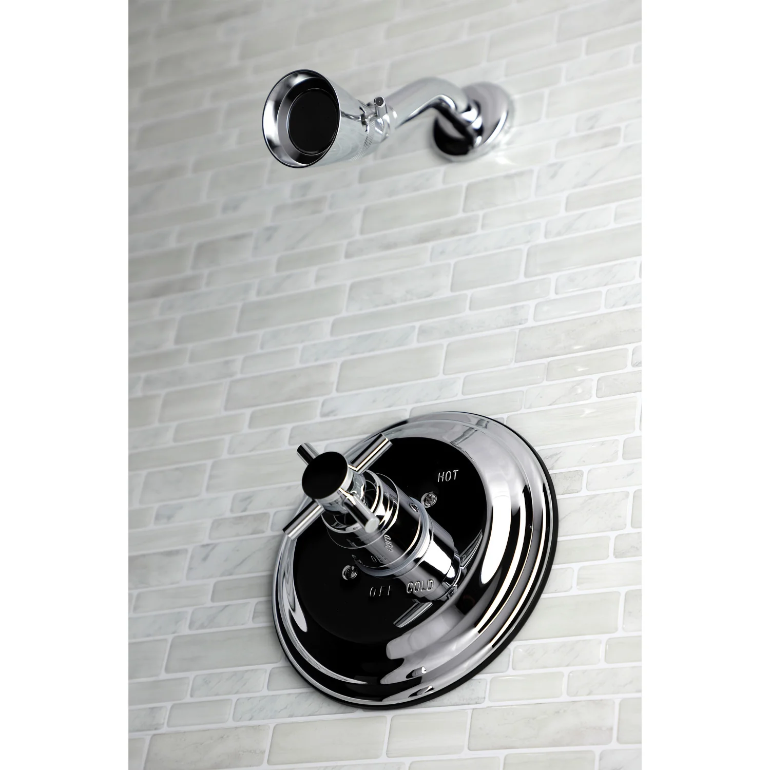 Kingston Tulare KB2631DXTSO - Concord Single-Handle Pressure Balanced Shower Faucet, Trim Only, Polished Chrome - Image 6