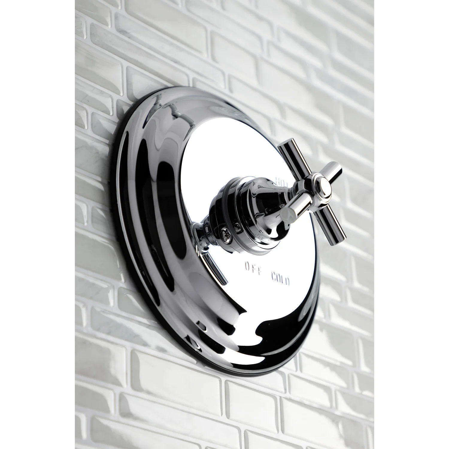 Kingston Tulare KB2631EXTO Single-Handle Pressure Balanced Tub Faucet, Polished Chrome - Image 3