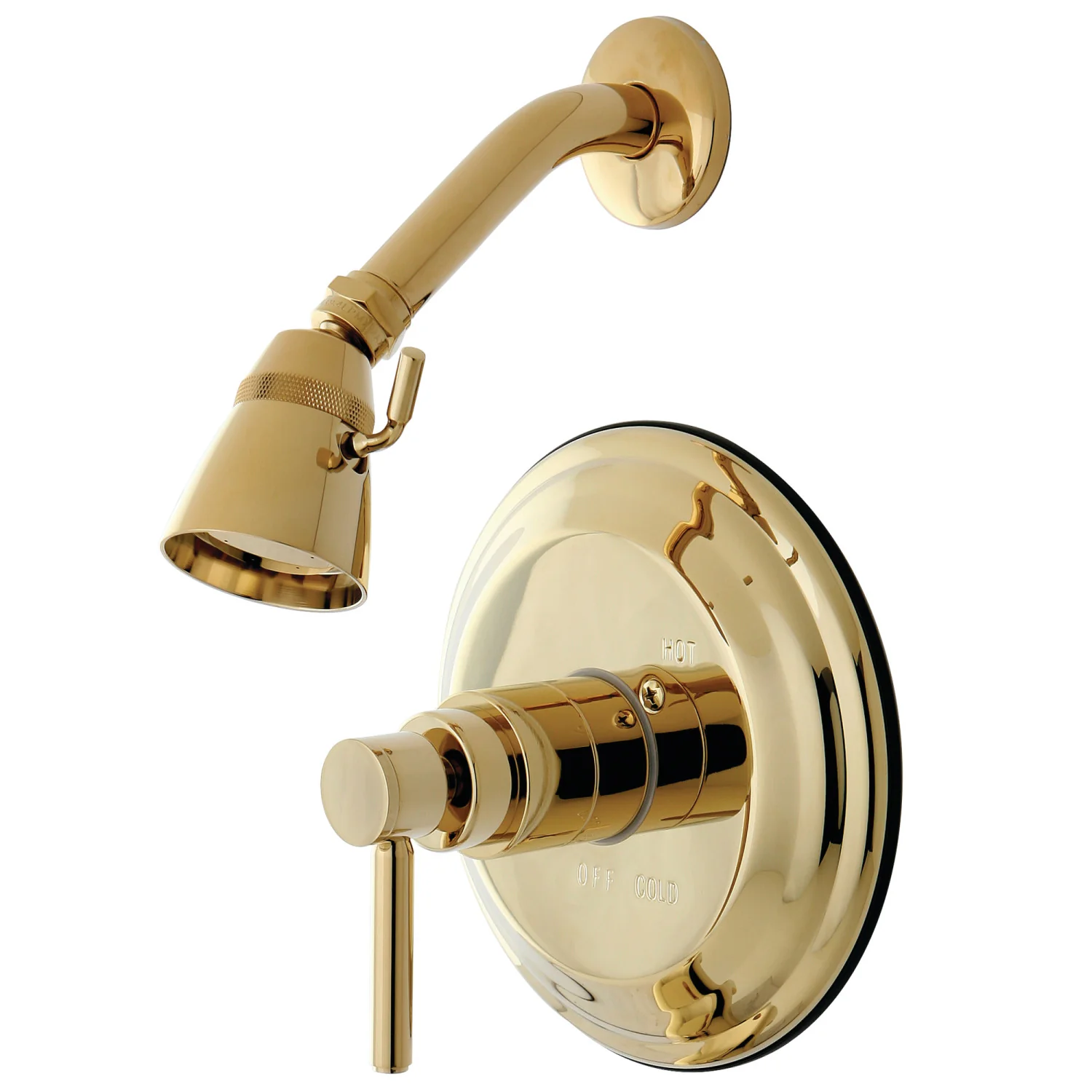 Kingston Tulare KB2632DLSO - Concord Single-Handle Pressure Balanced Shower Faucet, Polished Brass
