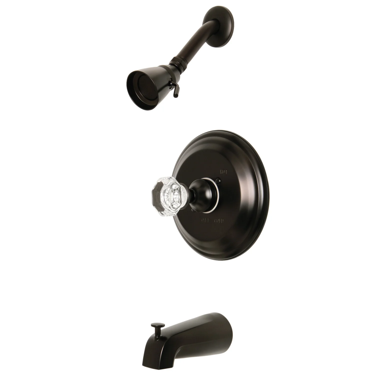 Kingston Heirloom KB2635WCL - Celebrity Single-Handle Pressure Balanced Tub and Shower Faucet, Oil Rubbed Bronze