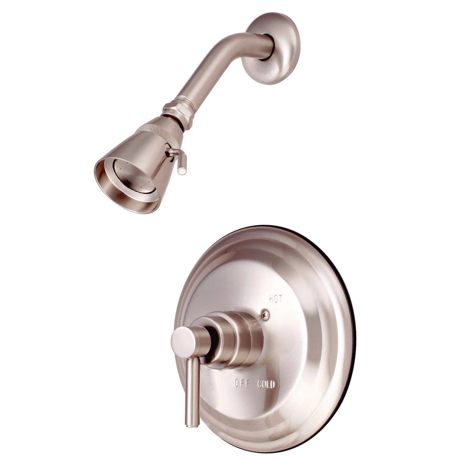 Kingston Tulare KB2638DLTSO Single-Handle Pressure Balanced Shower Faucet, Trim Only, Brushed Nickel