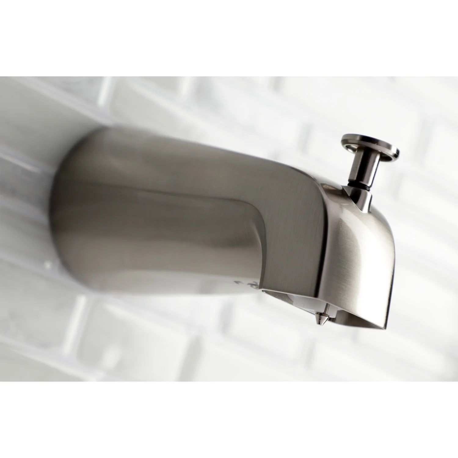 Kingston Tulare KB2638EX - Elinvar Single-Handle Pressure Balanced Tub and Shower Faucet, Brushed Nickel - Image 2