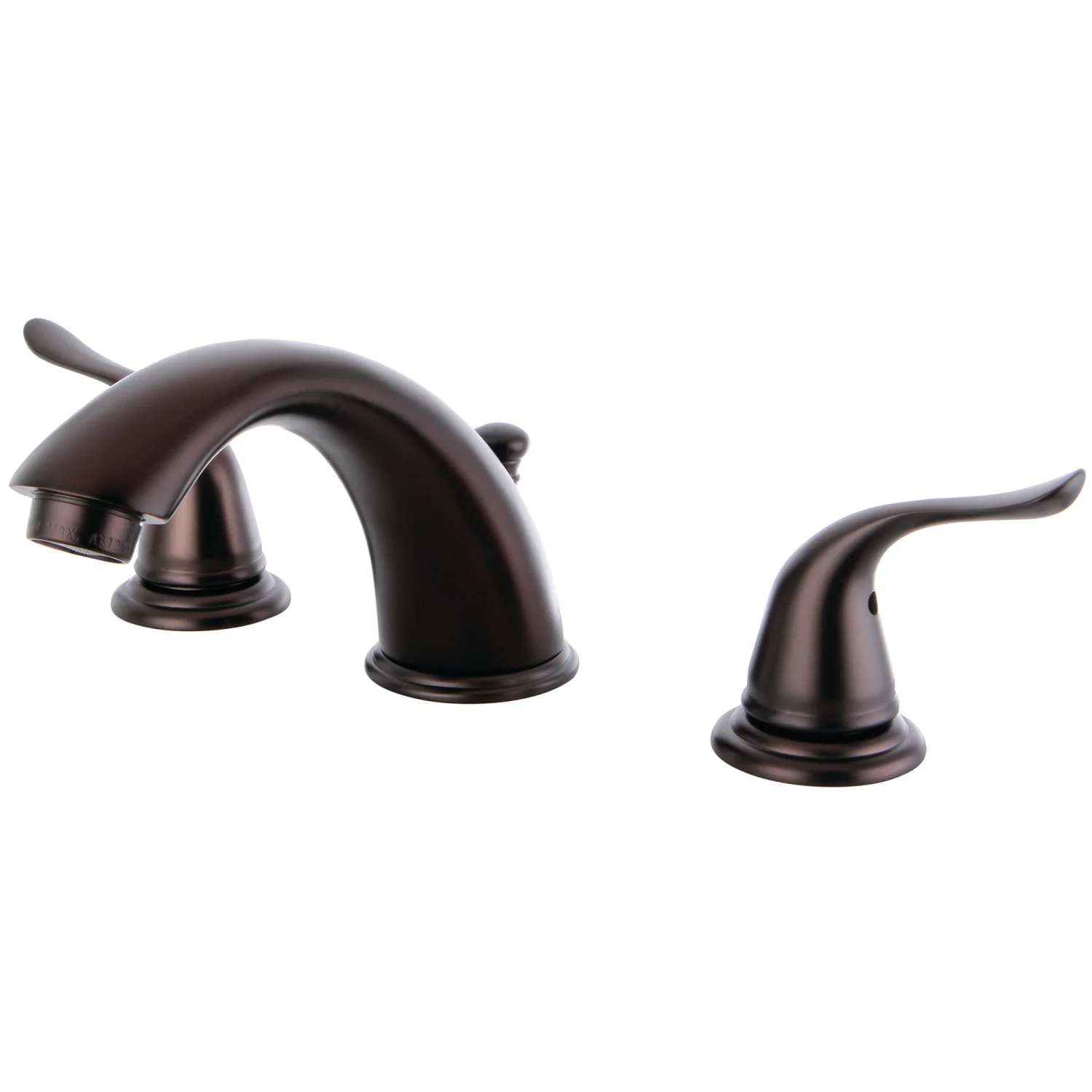 Kingston Tulare KB2965YL - Yosemite Two-Handle 3-Hole Deck Mount Widespread Bathroom Faucet with Pop-Up Drain, Oil Rubbed Bronze