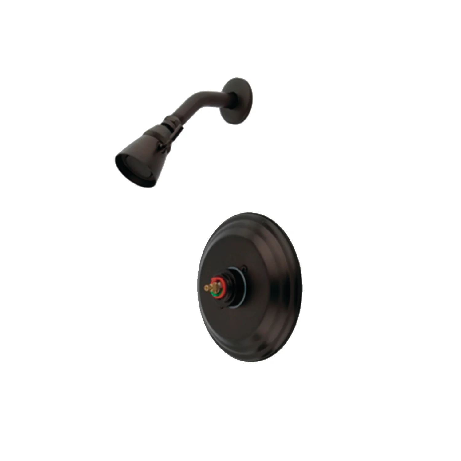 Kingston Tulare KB3635TSLH Single-Handle Pressure Balanced Shower Faucet, Trim Only without Handle, Oil Rubbed Bronze