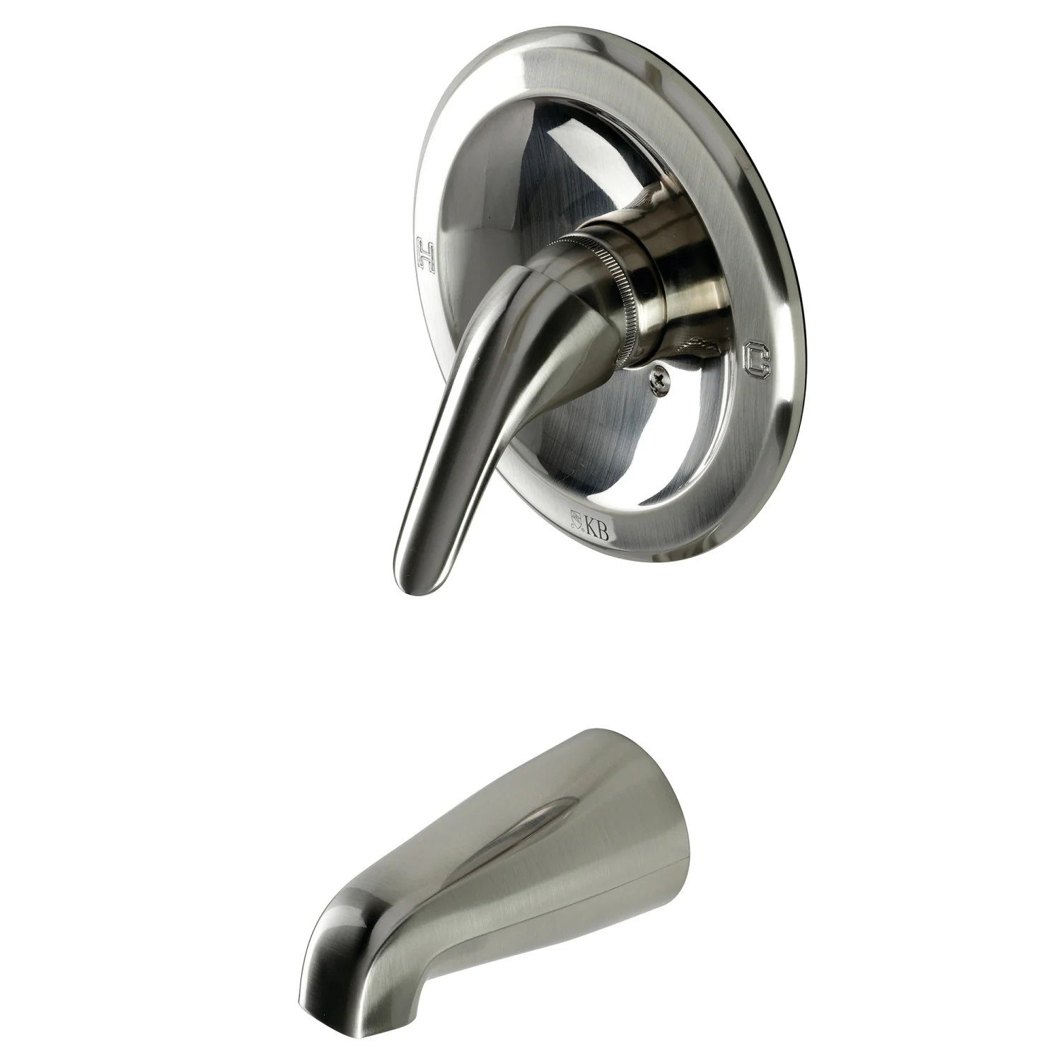 Kingston Tulare KB538LTO Single-Handle Tub Faucet, Brushed Nickel